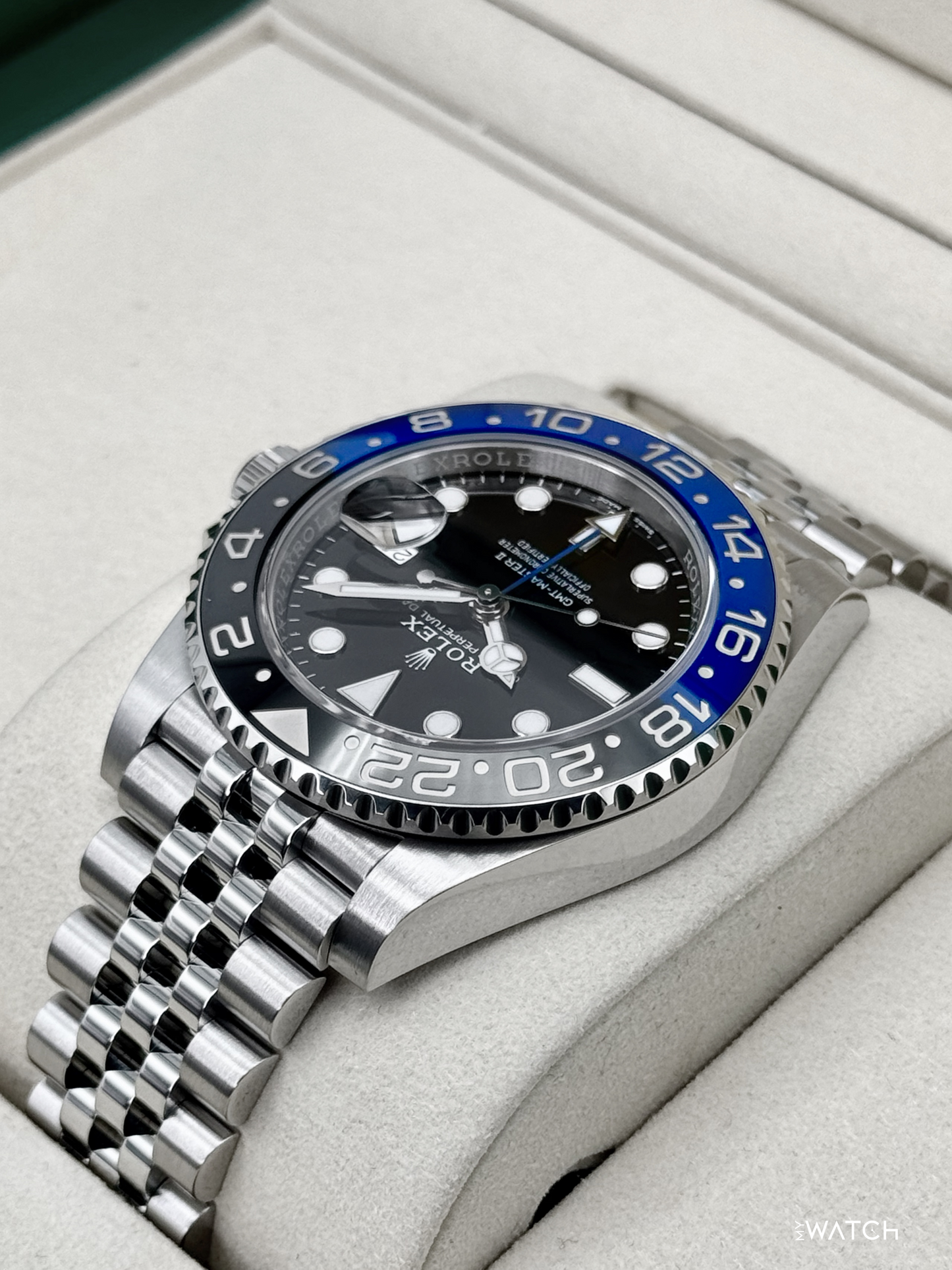 2025 Rolex GMT-Master II "Batgirl" 40mm 126710BLNR Jubilee - MyWatchLLC