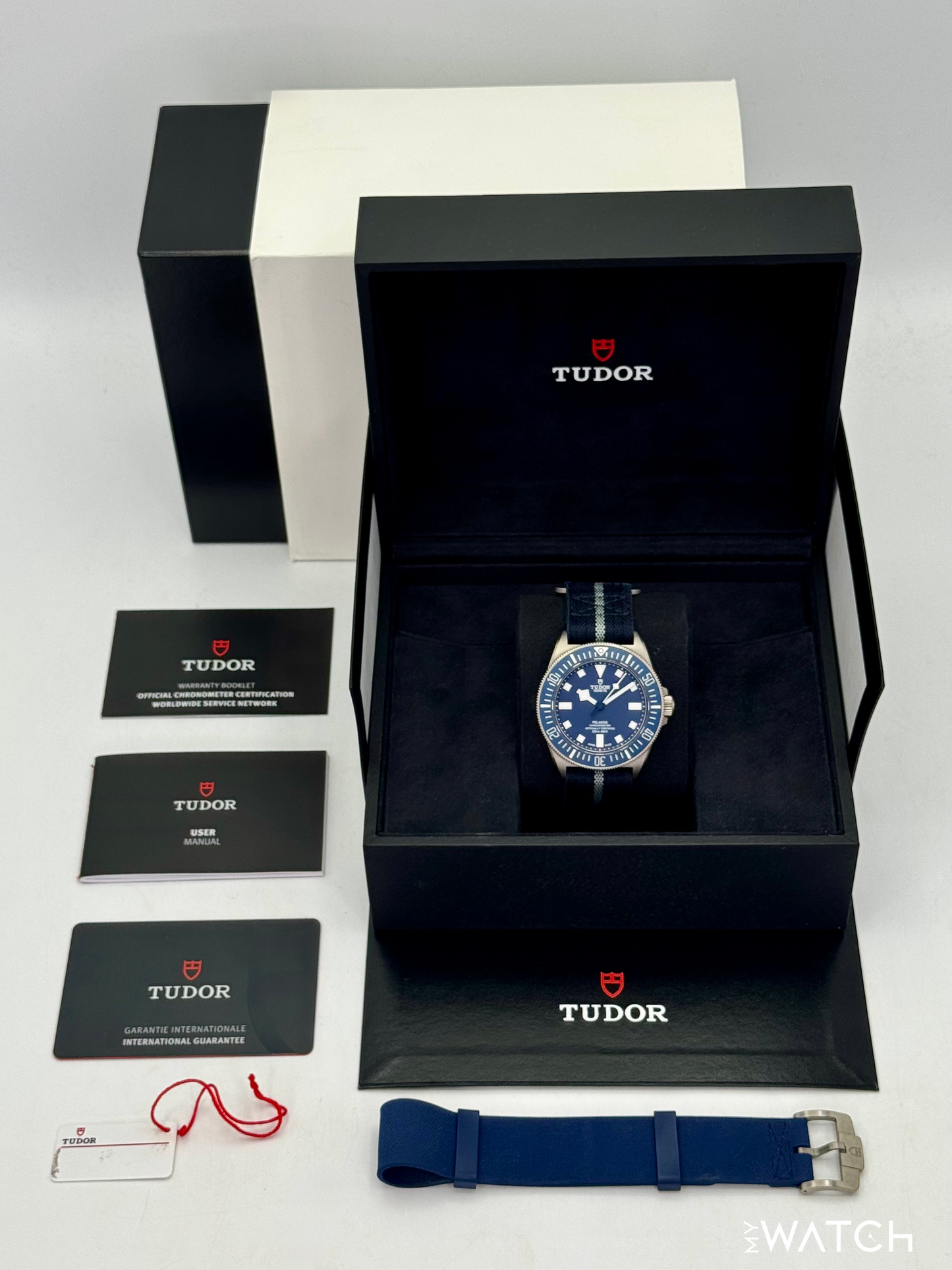 2022 Tudor Pelagos Fxd 42mm 25707B/22 Titanium Blue Dial - MyWatchLLC