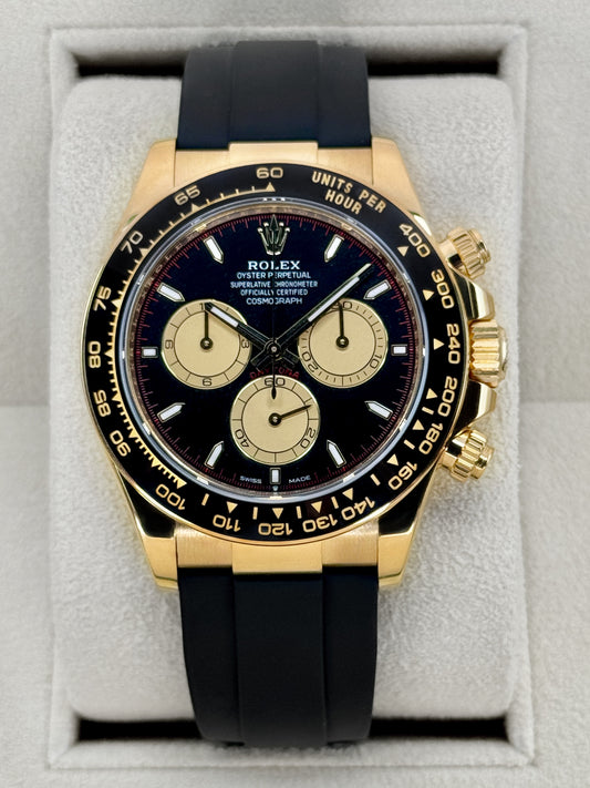 2024 Rolex Daytona "Paul Newman" 40mm 126518LN Yellow Gold Black Dial