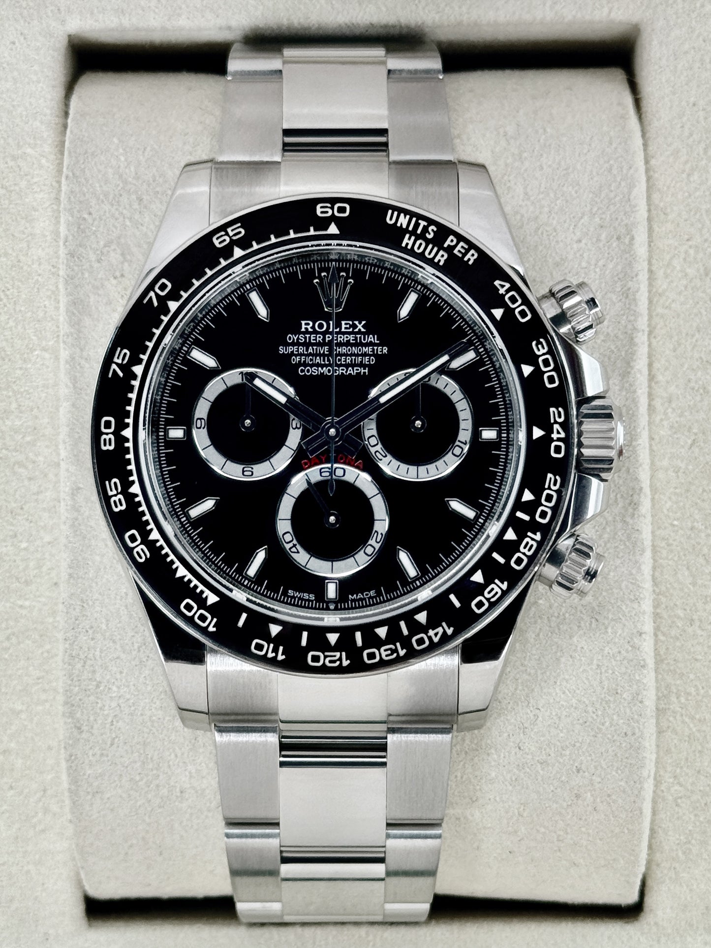 2026 Rolex Daytona 40mm 126500LN Stainless Steel Black Dial