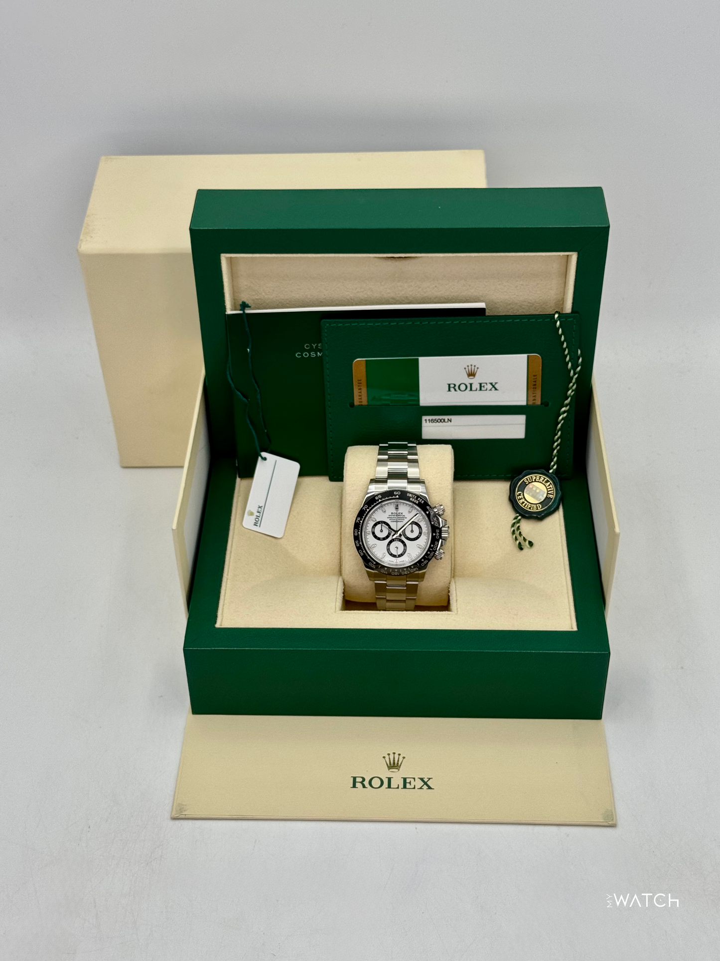 2018 Rolex Daytona 40mm 116500LN Stainless Steel Panda Dial