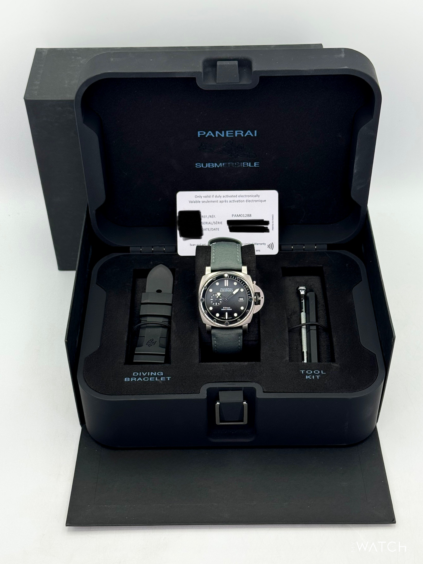 2022 Panerai Quarantaquattro 44mm PAM01288 Stainless Steel Grey Dial - MyWatchLLC