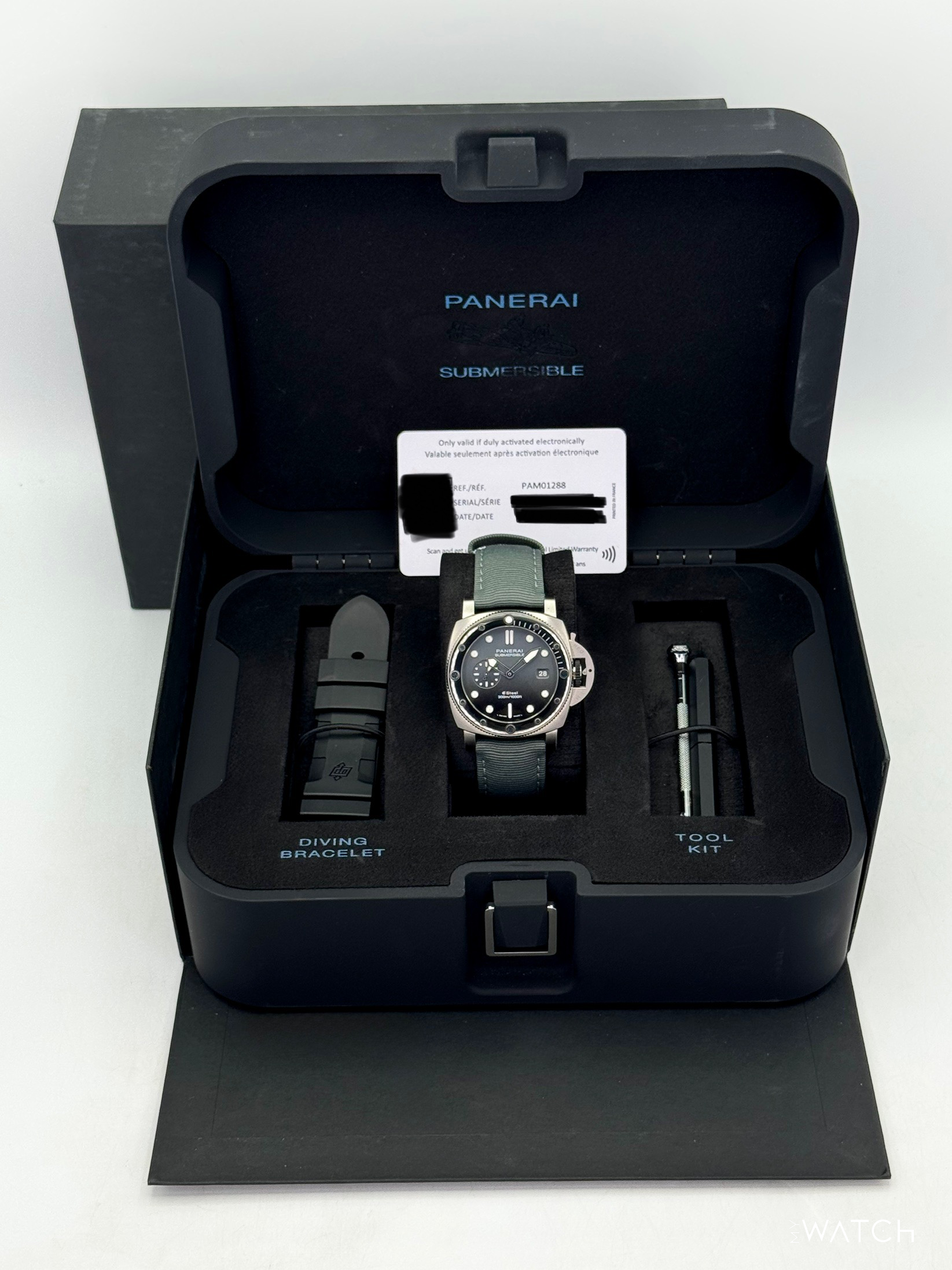 2022 Panerai Quarantaquattro 44mm PAM01288 Stainless Steel Grey Dial - MyWatchLLC