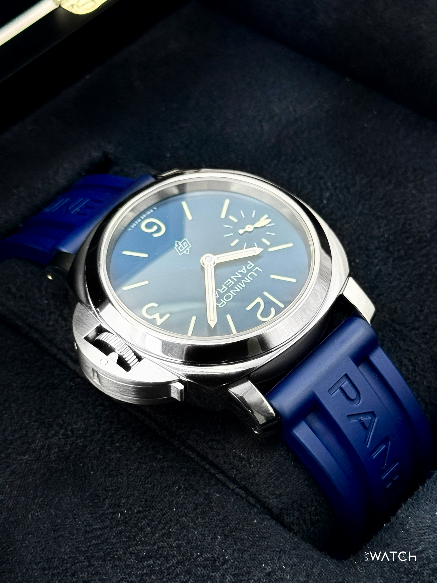 2023 Panerai Luminor Blu Mare 44mm PAM01085 Stainless Steel Blue Dial - MyWatchLLC