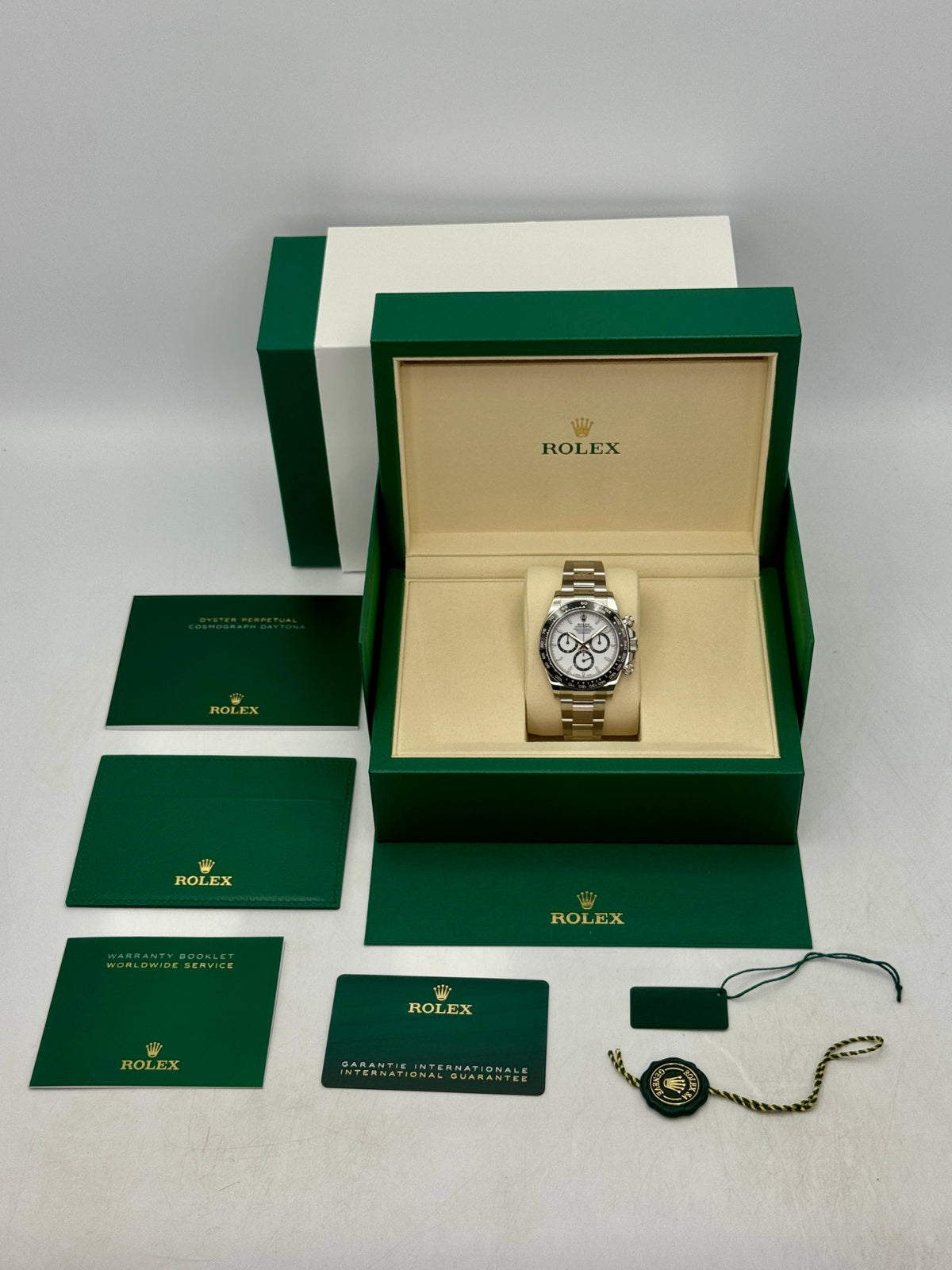 NEW 2026 Rolex Daytona 40mm 126500LN Stainless Steel Panda Dial (NEW STYLE CARD)