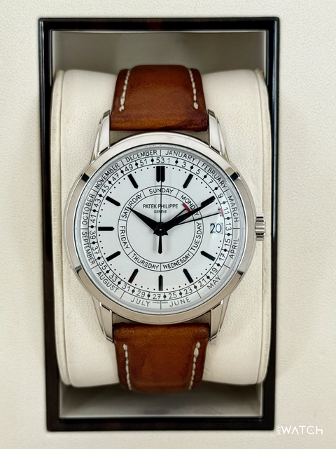 Patek Philippe Calatrava Weekly Calendar 40mm 5212A Stainless Steel White Dial