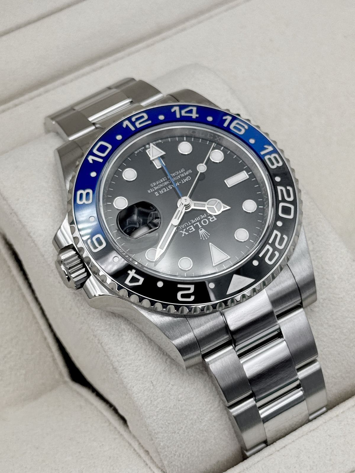 2022 Rolex GMT-Master II Batman 40mm 126710BLNR Oyster