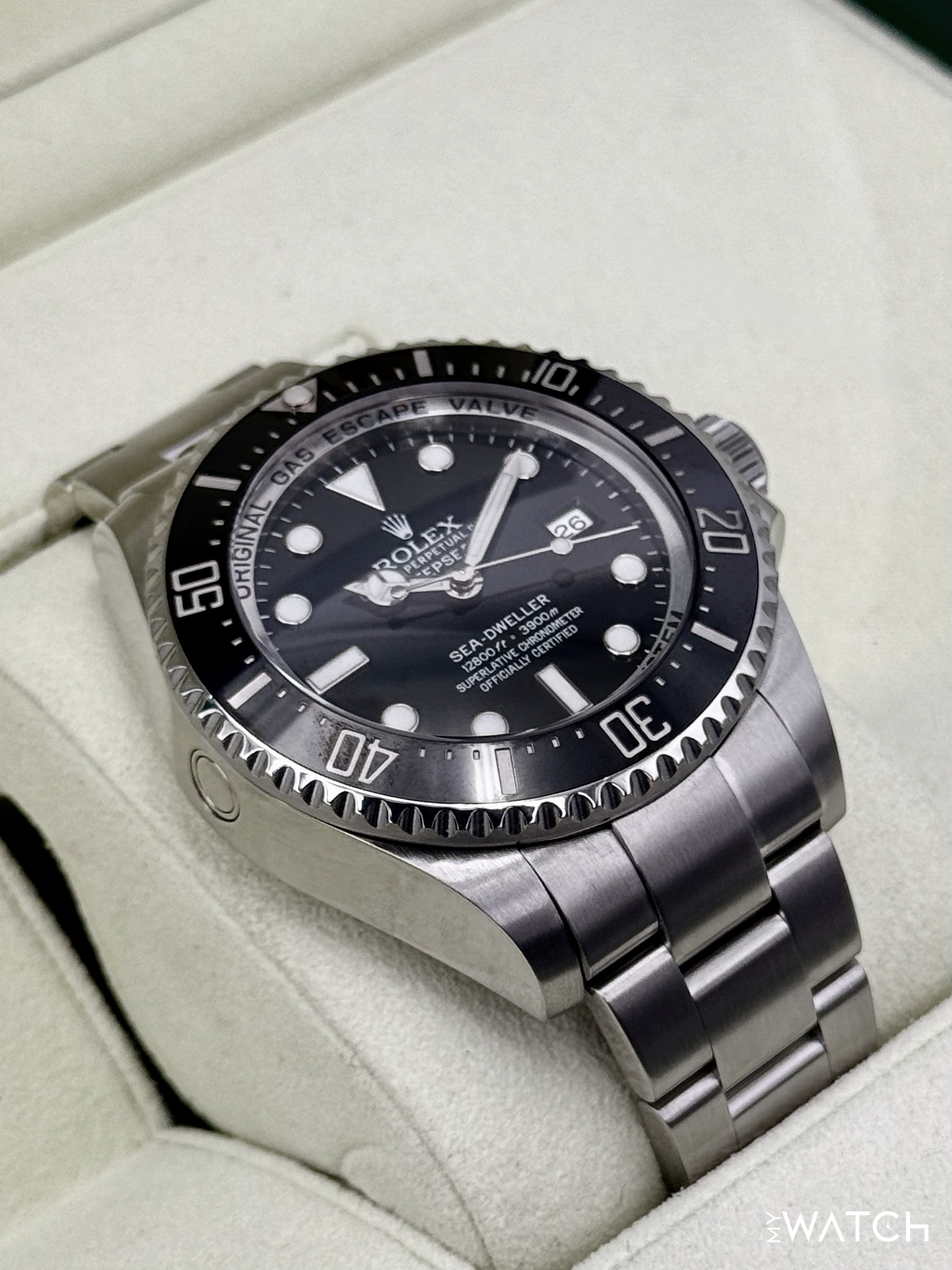 2015 Rolex Deepsea 44mm 116660 Stainless Steel Black Dial - MyWatchLLC