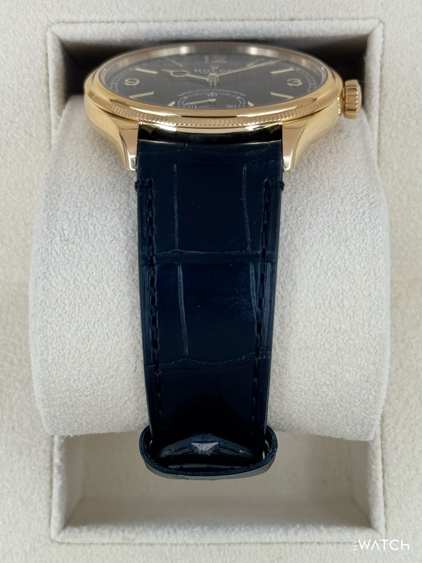 2024 Rolex 1908 39mm 52508 Yellow Gold Black Dial - MyWatchLLC