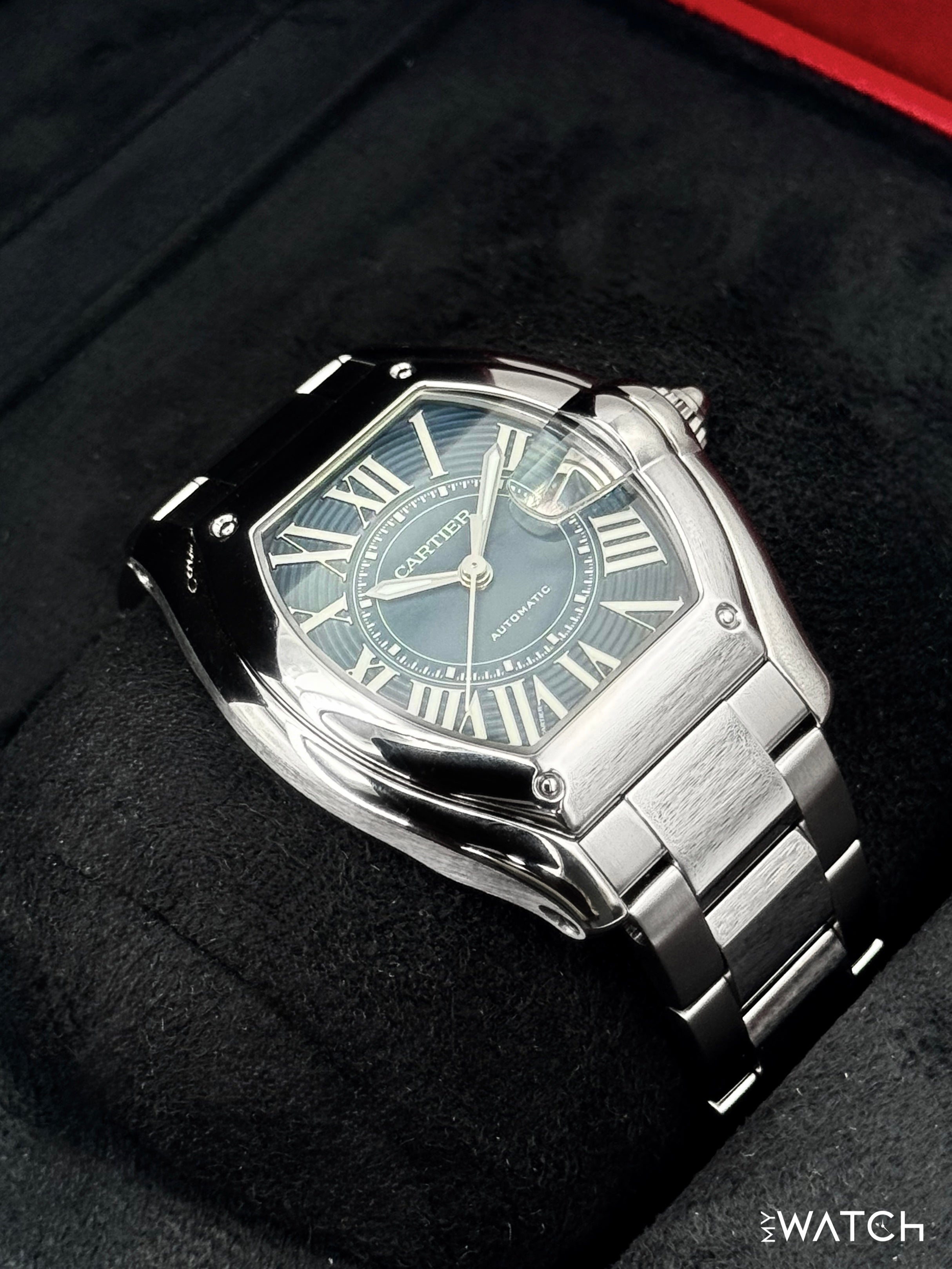 2026 Cartier Roadster 47.2mm WSRD0014 Stainless Steel Blue Dial (Large