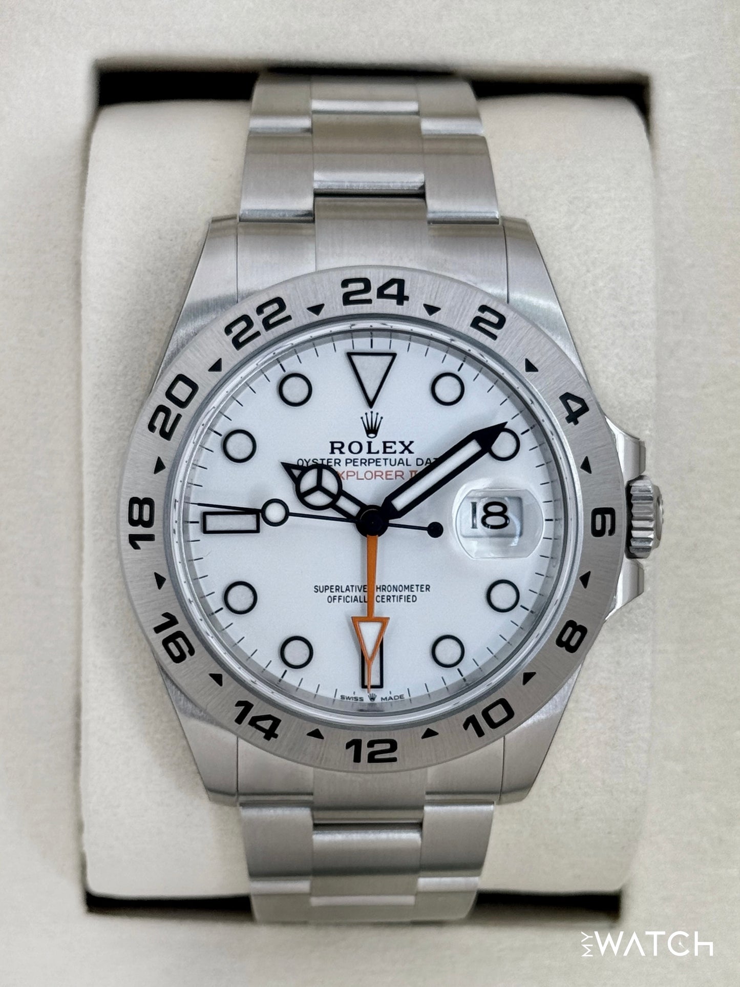 NEW 2025 Rolex Explorer II 42mm 226570 Polar White Dial (STICKERED)