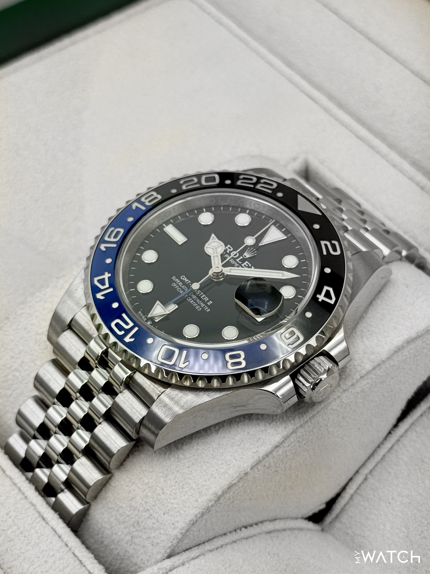 2023 Rolex GMT-Master II "Batgirl" 40mm 126710BLNR Jubilee - MyWatchLLC