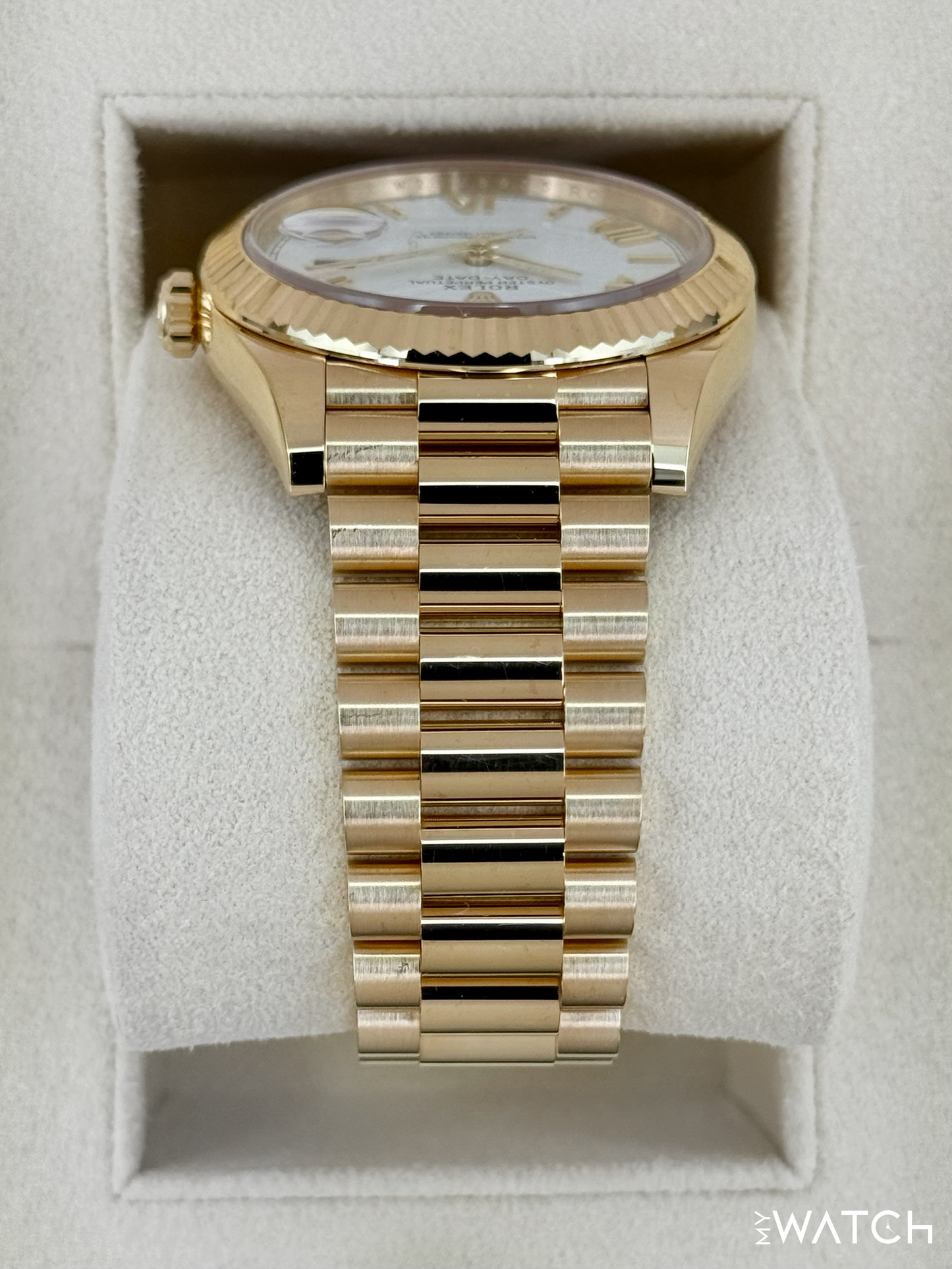 2024 Rolex Day-Date 40mm 228238 Presidential White Dial