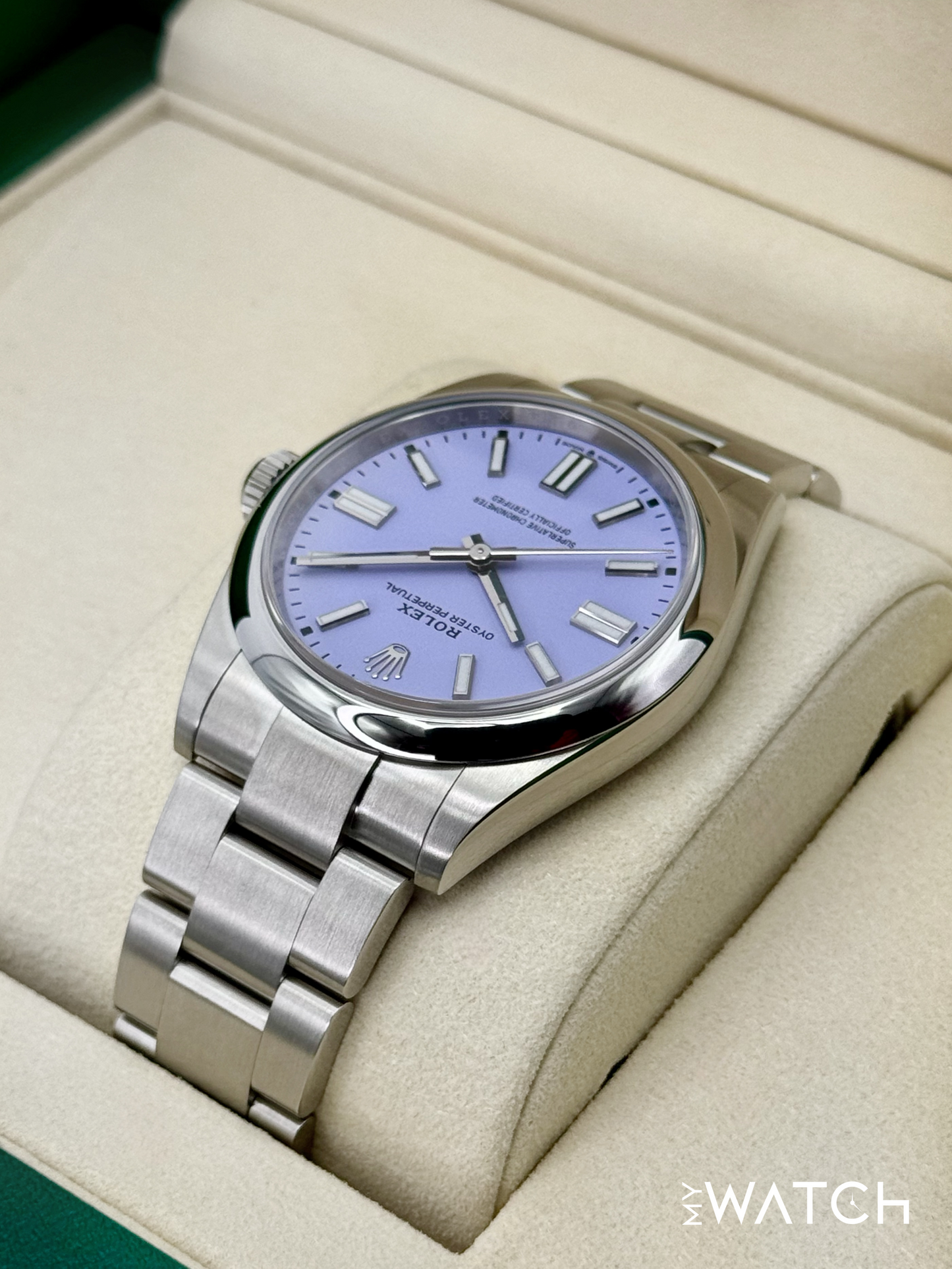 NEW 2025 Rolex Oyster Perpetual 41mm 134300 Lavender Dial (STICKERED)