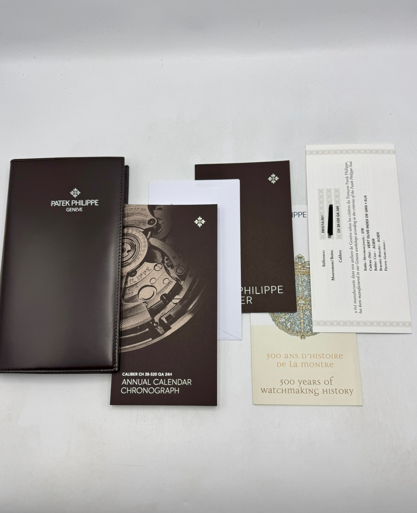 2022 Patek Philippe Flyback Chronograph Annual Calendar 5905/1A Olive Green Dial