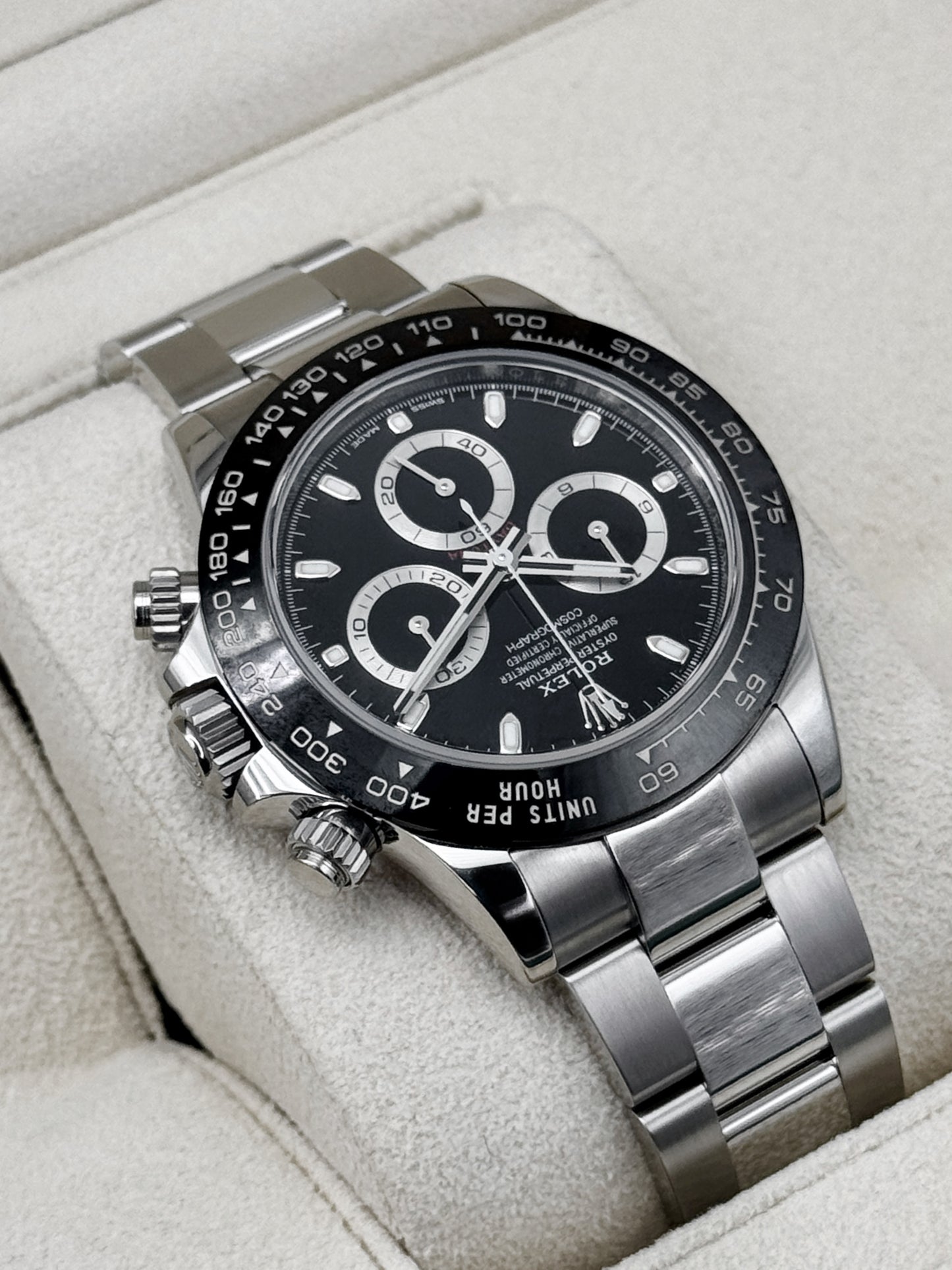 2024 Rolex Daytona 40mm 116500LN Stainless Steel Black Dial