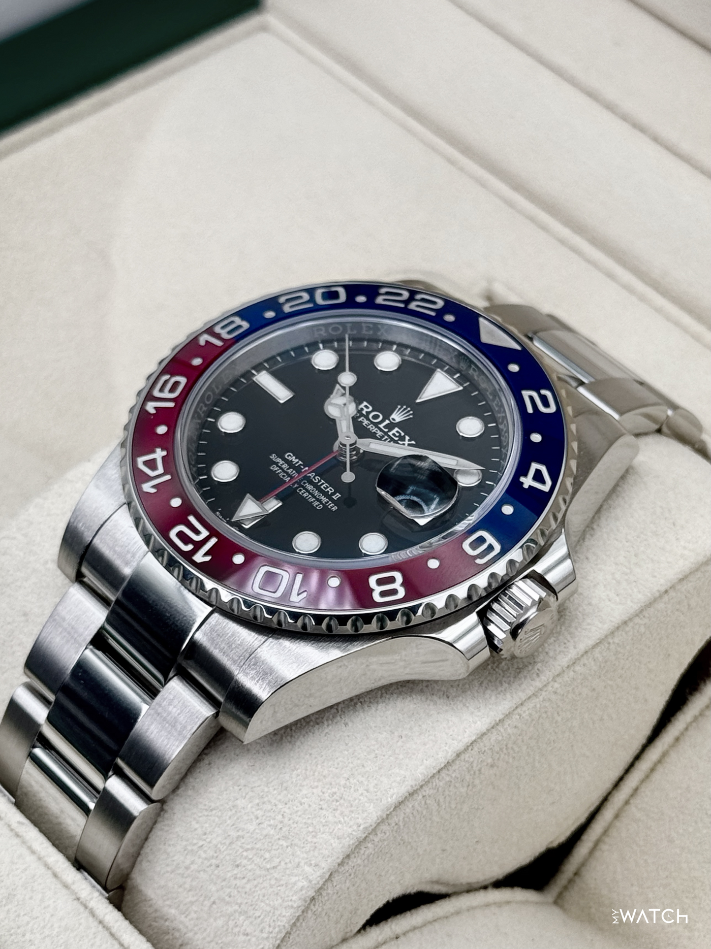 2019 Rolex GMT-Master II "Pepsi" 40mm 126710BLRO Oyster - MyWatchLLC