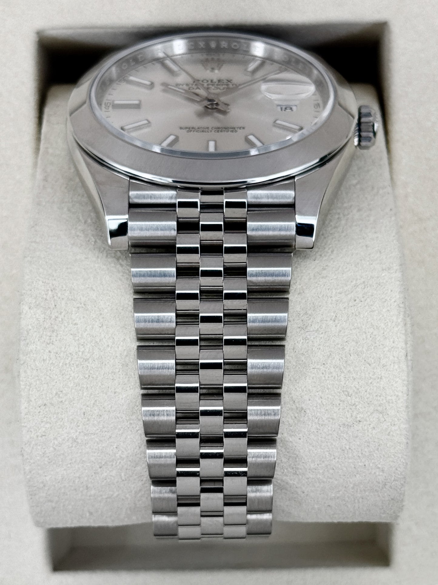 2026 Rolex Datejust 41mm 126300 Stainless Steel Jubilee Silver Dial