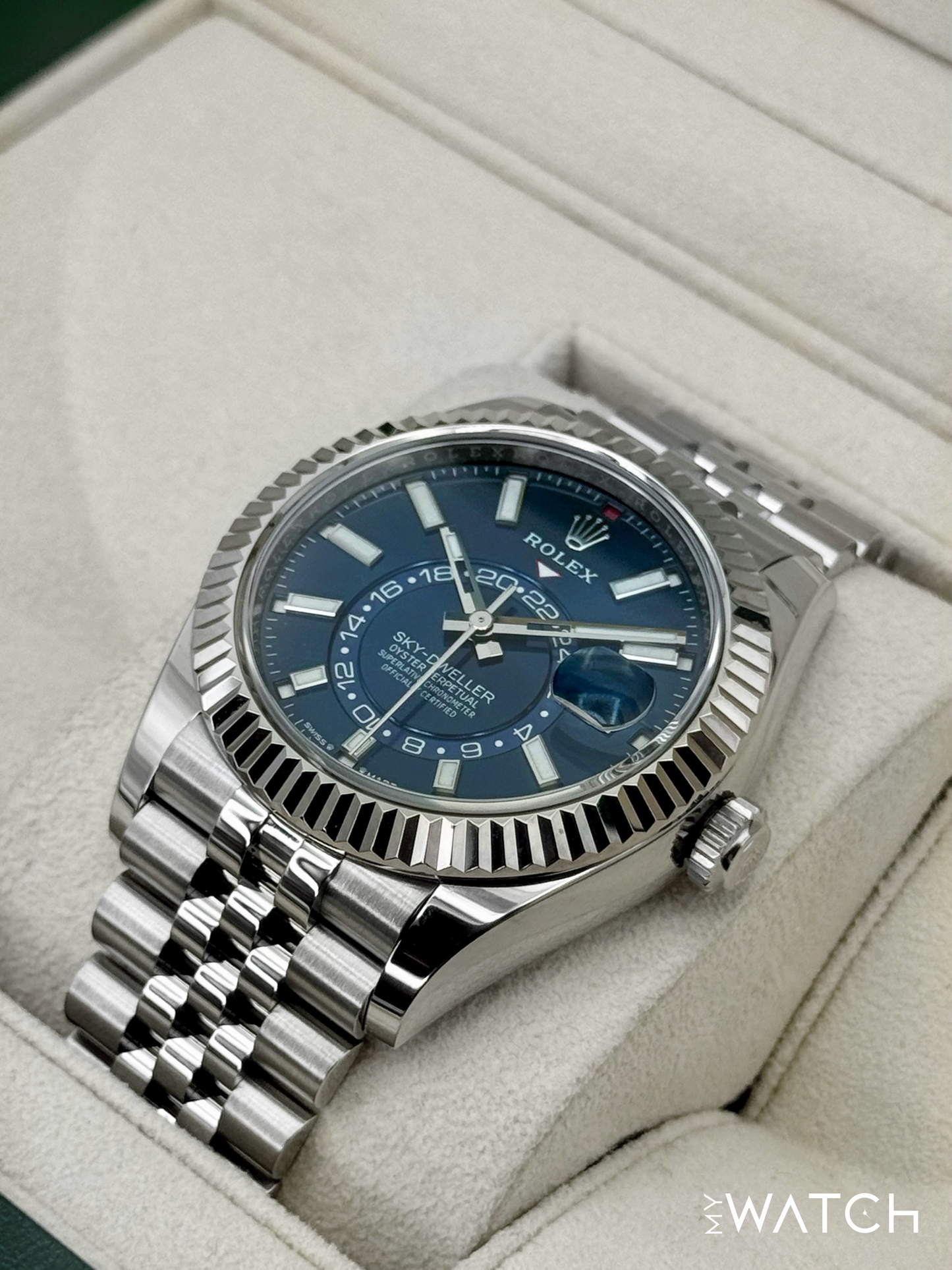 2024 Rolex Sky-Dweller 42mm 336934 Jubilee Blue Dial