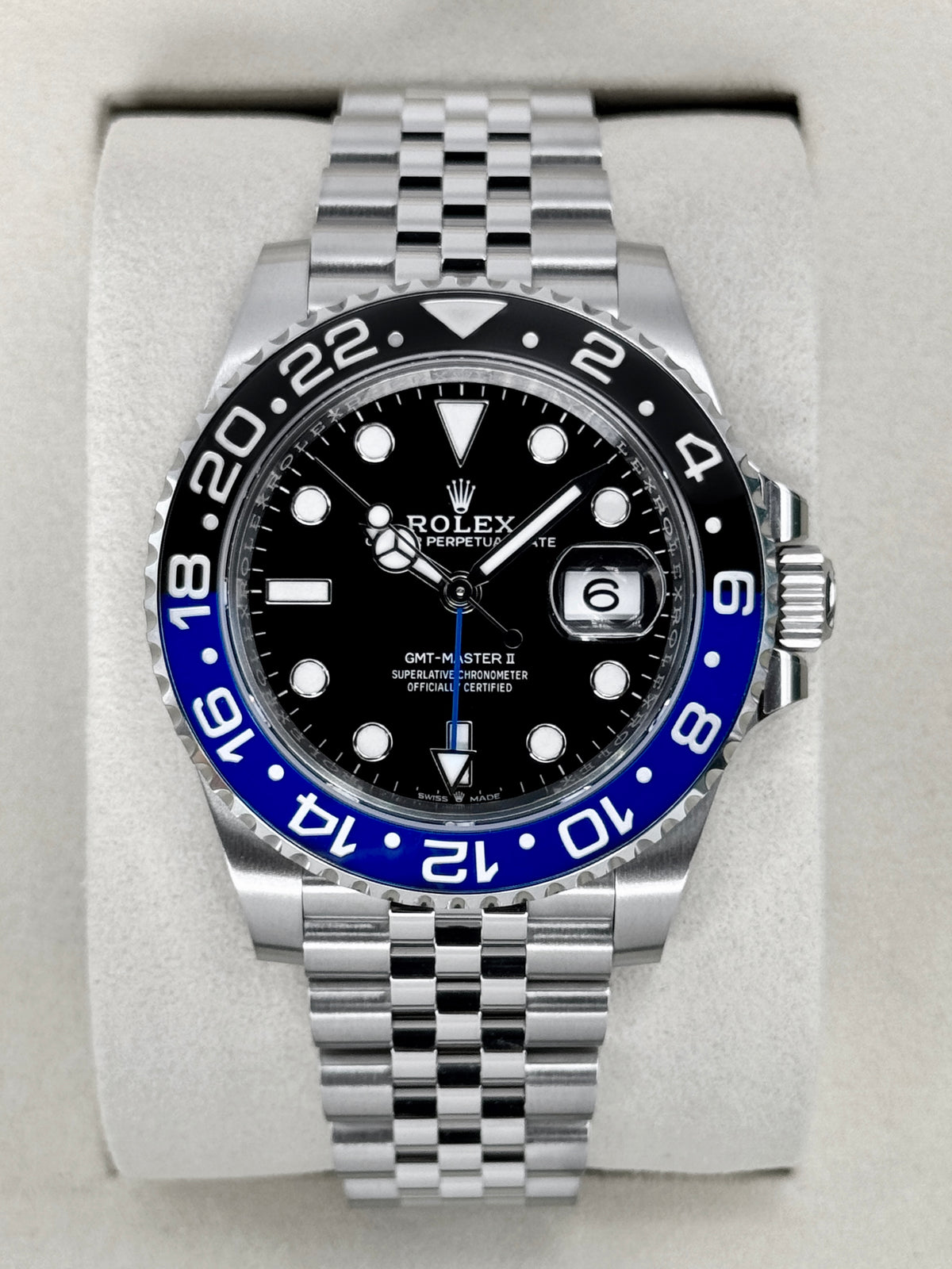 NEW 2026 Rolex GMT-Master II Batgirl 40mm 126710BLNR Jubilee (NEW STYLE CARD / STICKERED) - MyWatchLLC