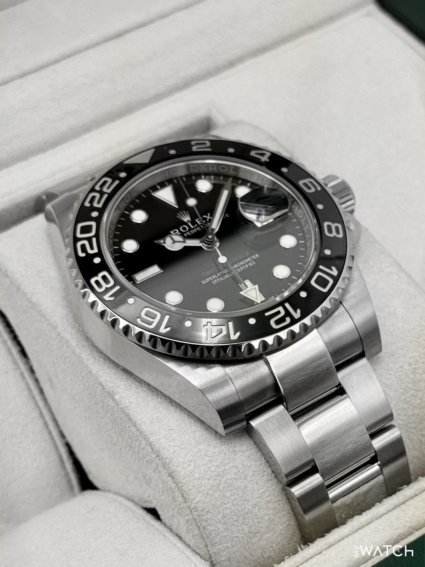2018 Rolex GMT-Master II 40mm 116710LN Stainless Steel Black Dial - MyWatchLLC