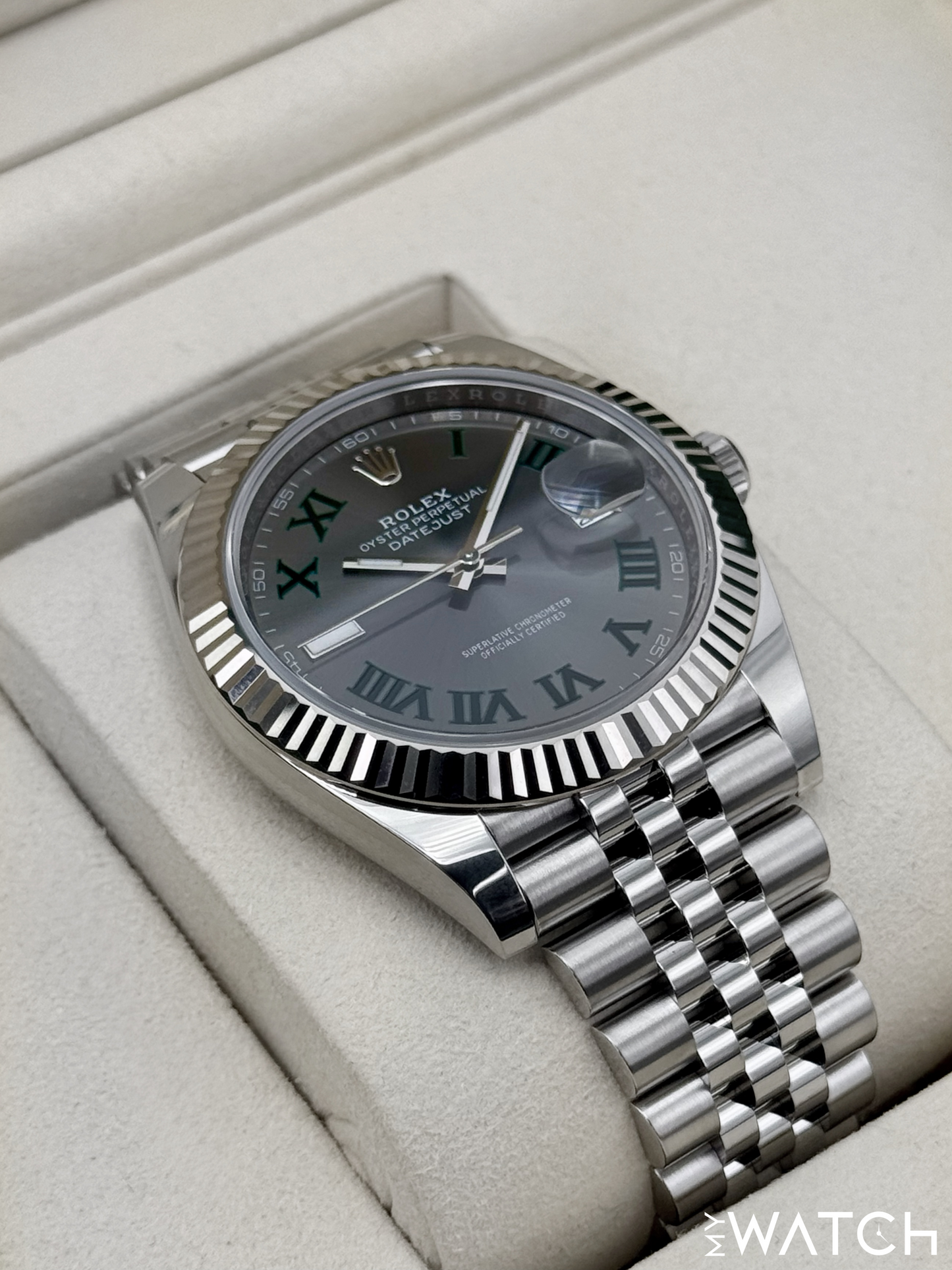 NEW 2025 Rolex Datejust 41mm 126334 Jubilee Wimbledon Dial
