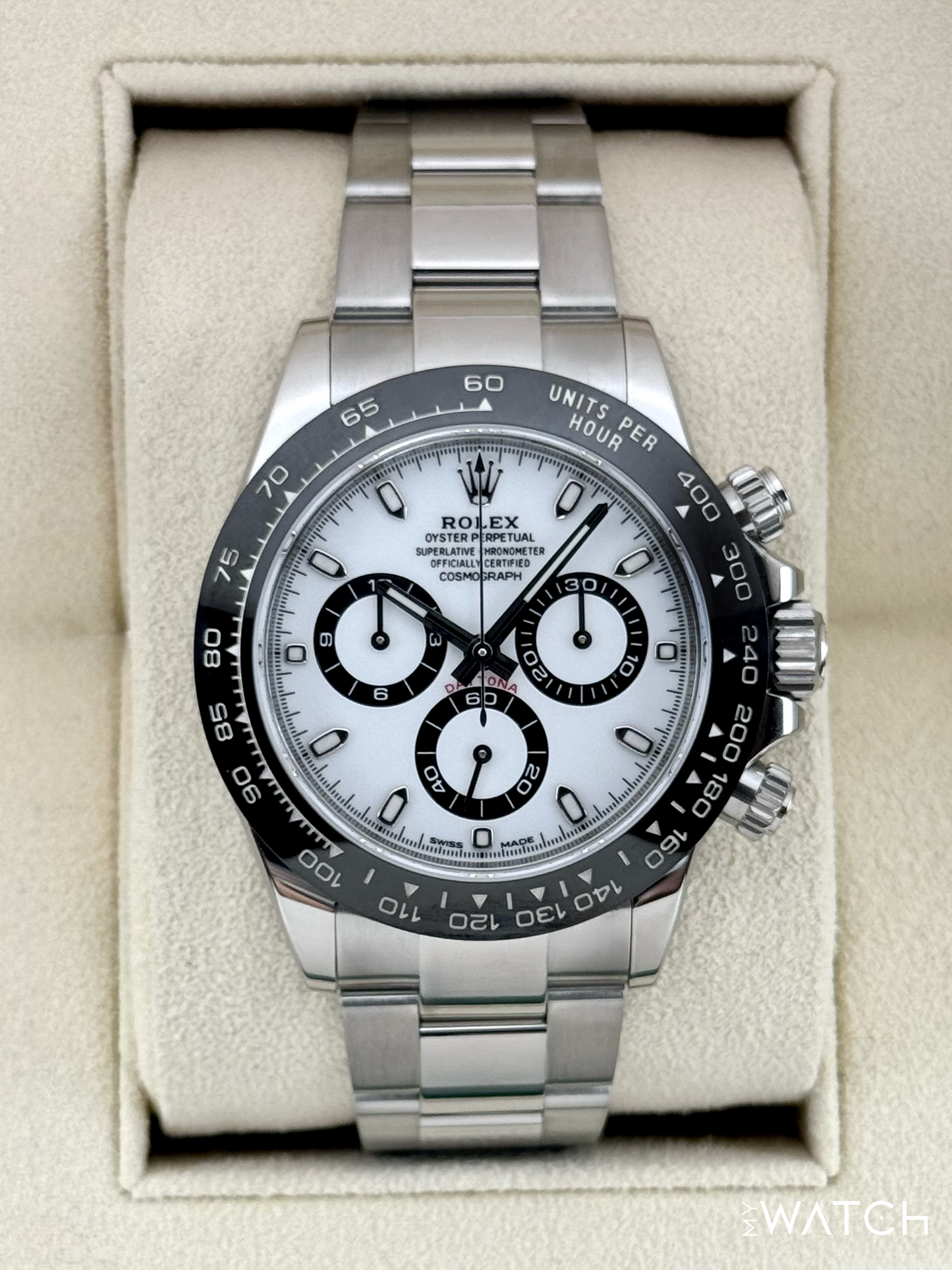 2020 Rolex Daytona 40mm 116500LN Stainless Steel Panda Dial