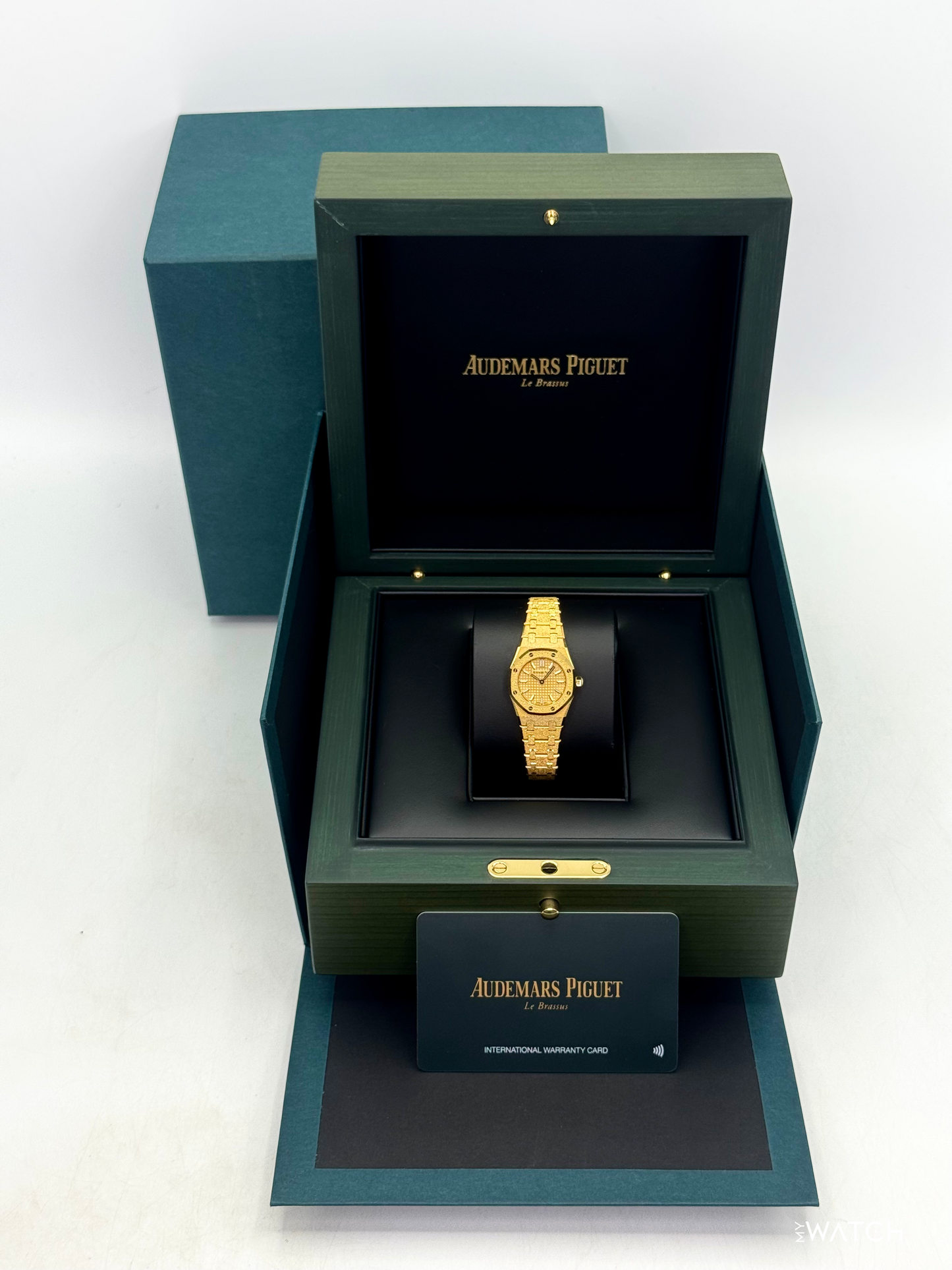 NEW 2026 Audemars Piguet Royal Oak Mini Frosted 23mm 67630BA Yellow Gold Dial - MyWatchLLC