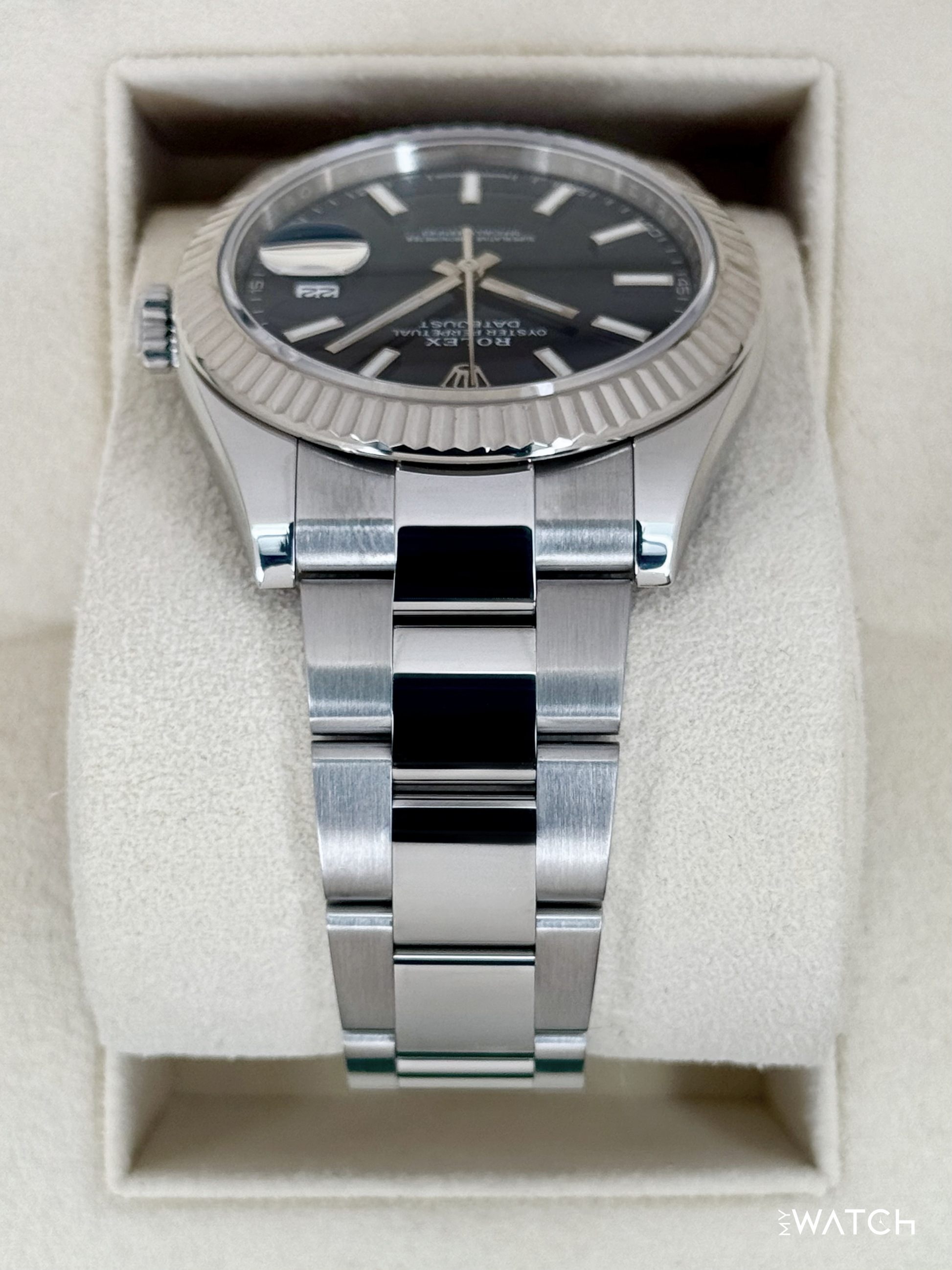 2021 Rolex Datejust 41mm 126334 Stainless Steel Oyster Blue Dial - MyWatchLLC