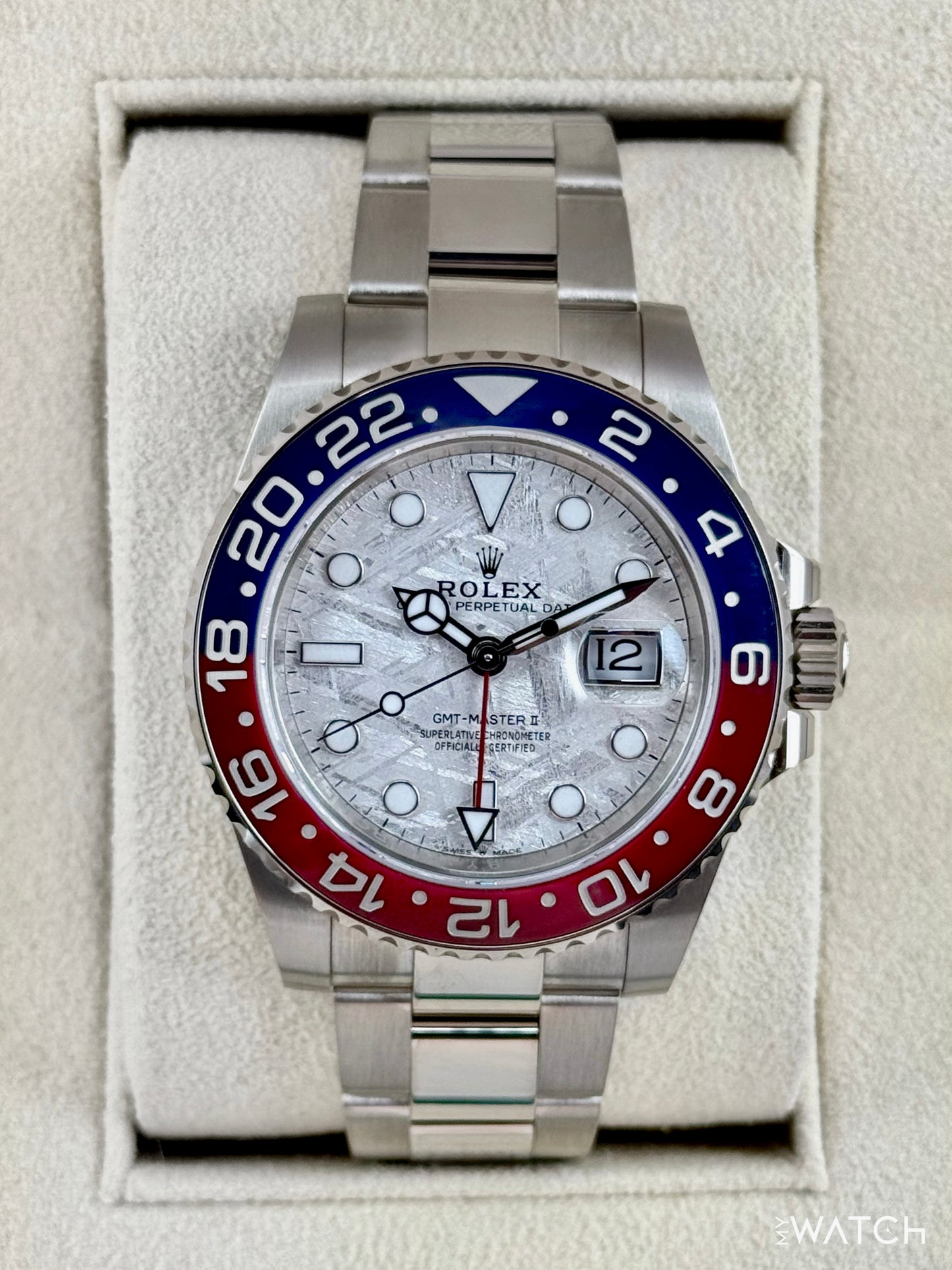 2025 Rolex GMT-Master II "Pepsi" 40mm 126719BLRO Meteorite Dial