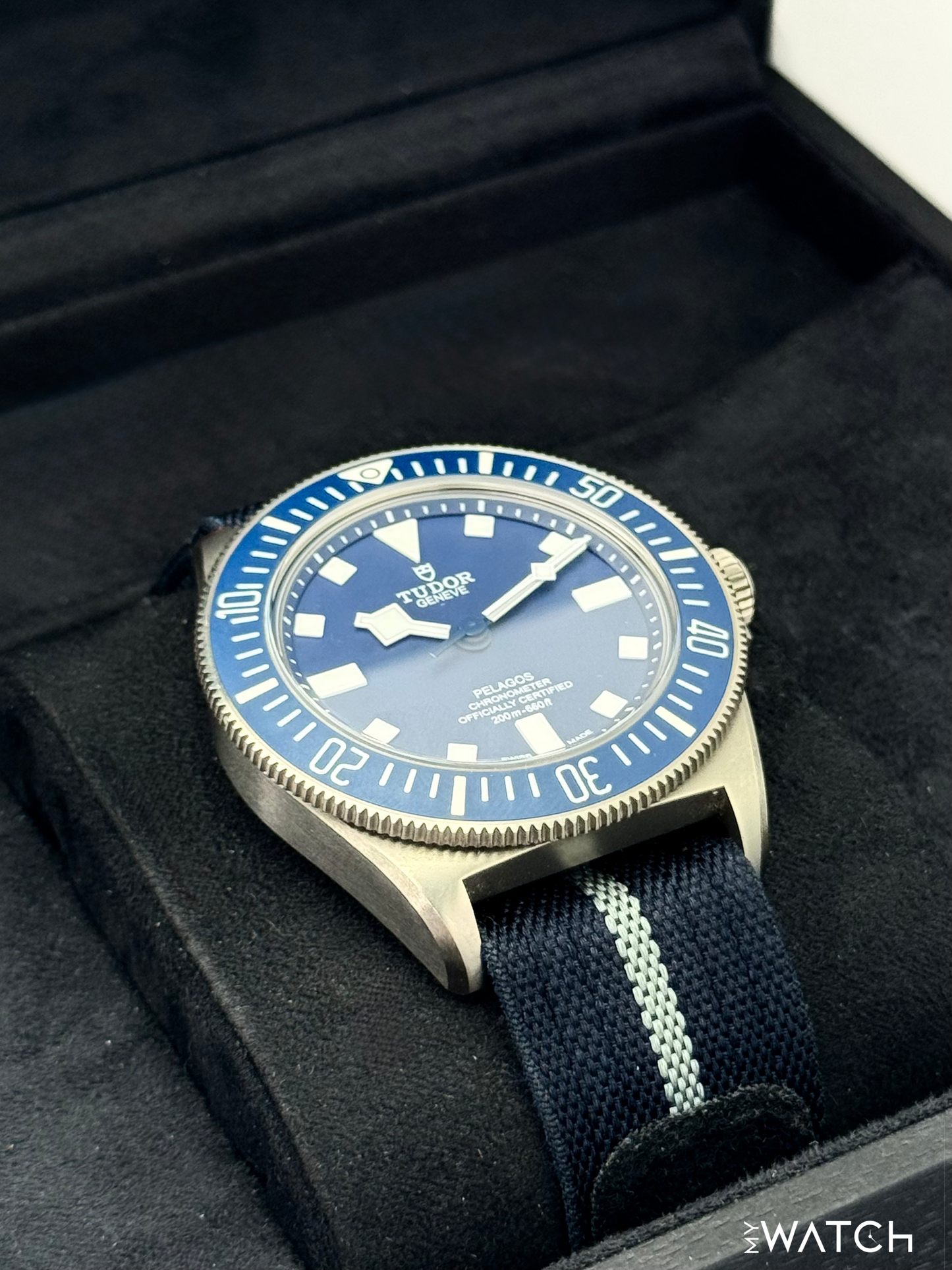 2022 Tudor Pelagos Fxd 42mm 25707B/22 Titanium Blue Dial - MyWatchLLC