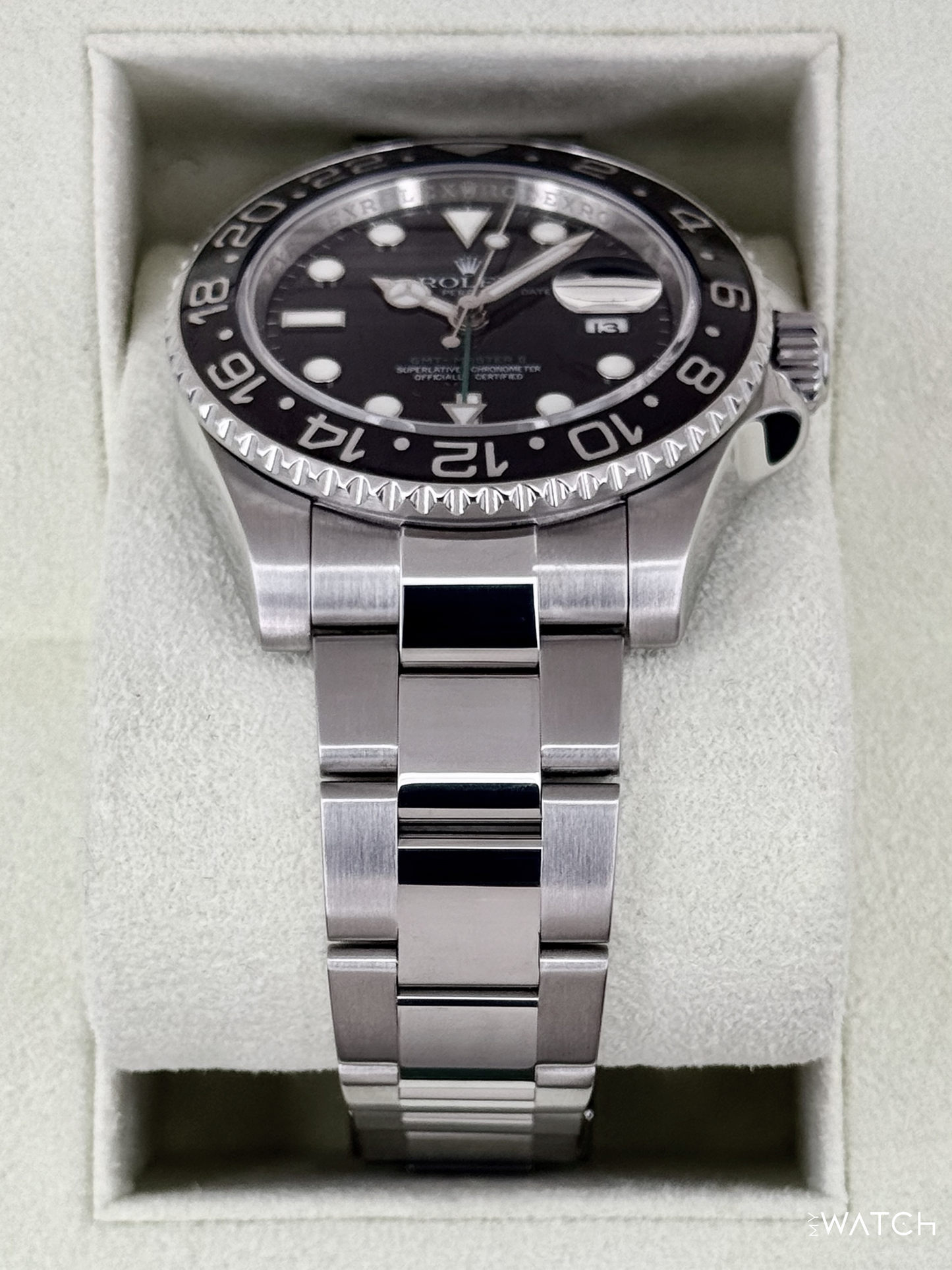 2008 Rolex GMT-Master II 40mm 116710LN Stainless Steel Black Dial - MyWatchLLC