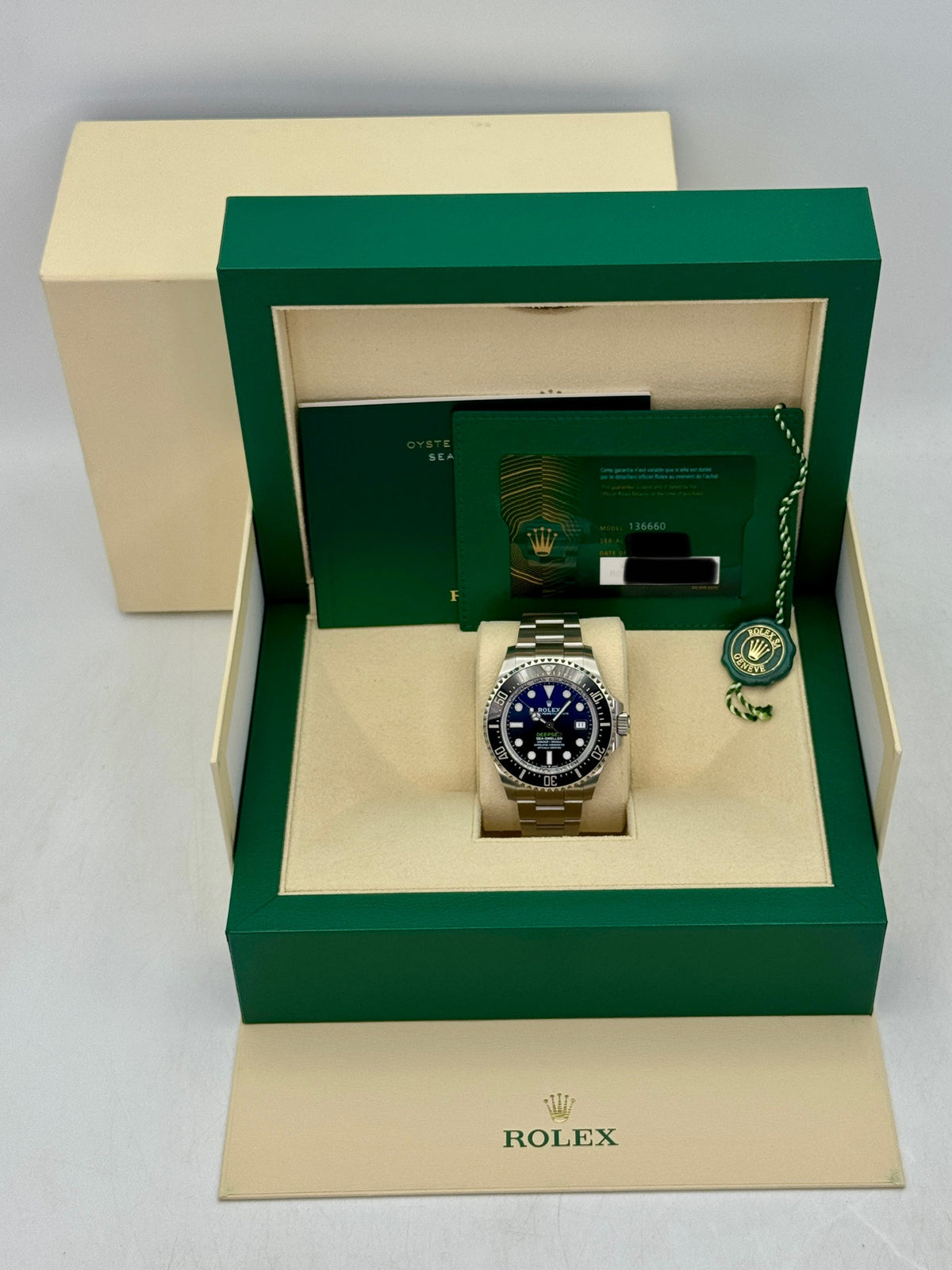 2024 Rolex Deepsea James Cameron 44mm 136660 Blue Dial