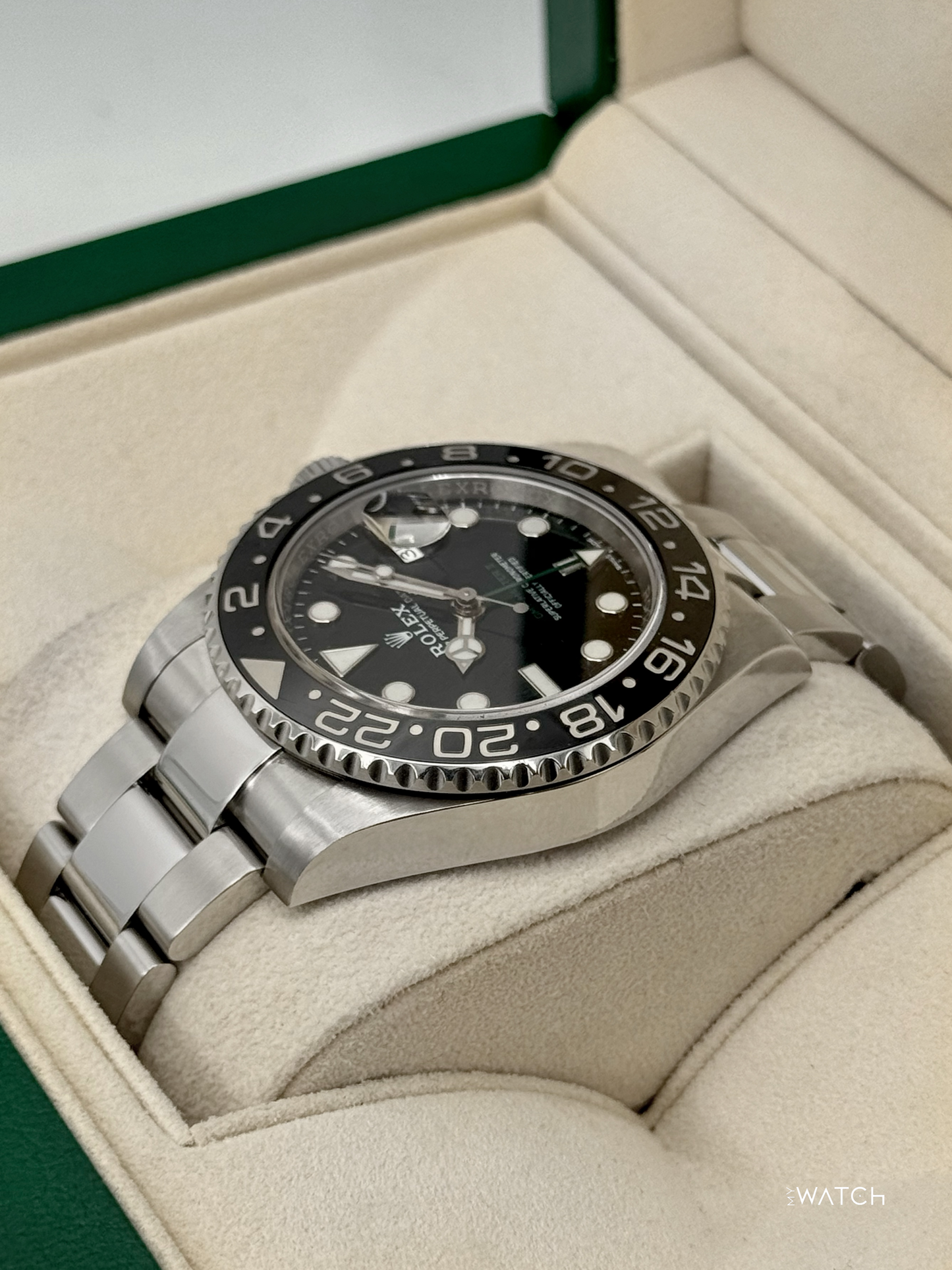 2018 Rolex GMT-Master II 40mm 116710LN Stainless Steel Black Dial