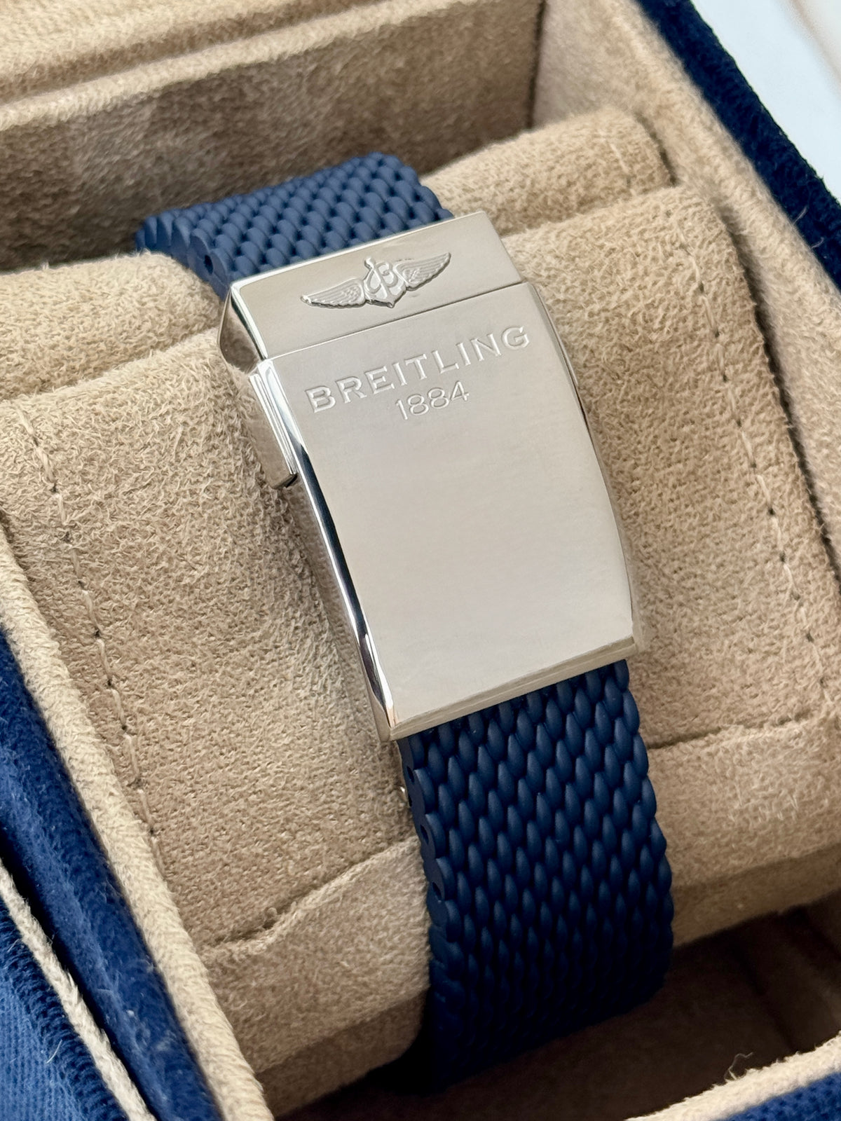 2025 Breitling Superocean Heritage II 46mm AB2020 Stainless Steel Blue Dial