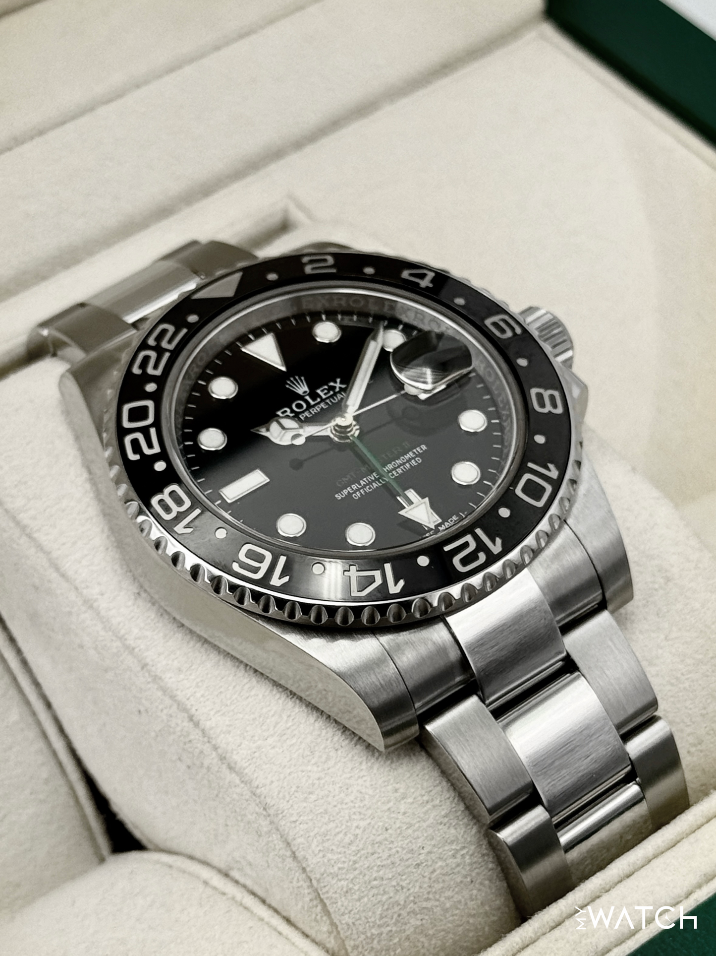 2018 Rolex GMT-Master II 40mm 116710LN Stainless Steel Black Dial - MyWatchLLC