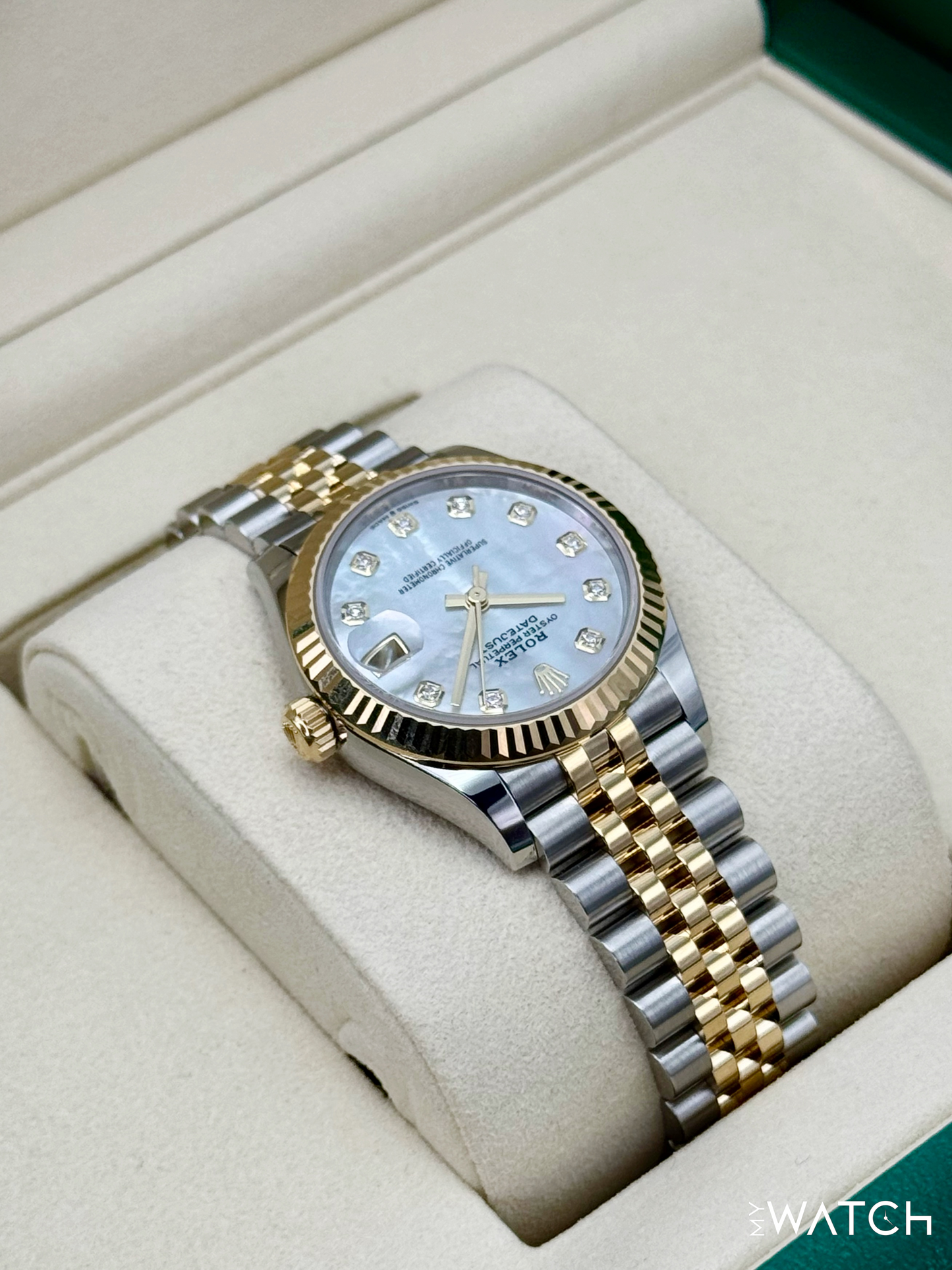 NEW 2025 Rolex Datejust 31mm 278273 Jubilee MOP Diamond Dial