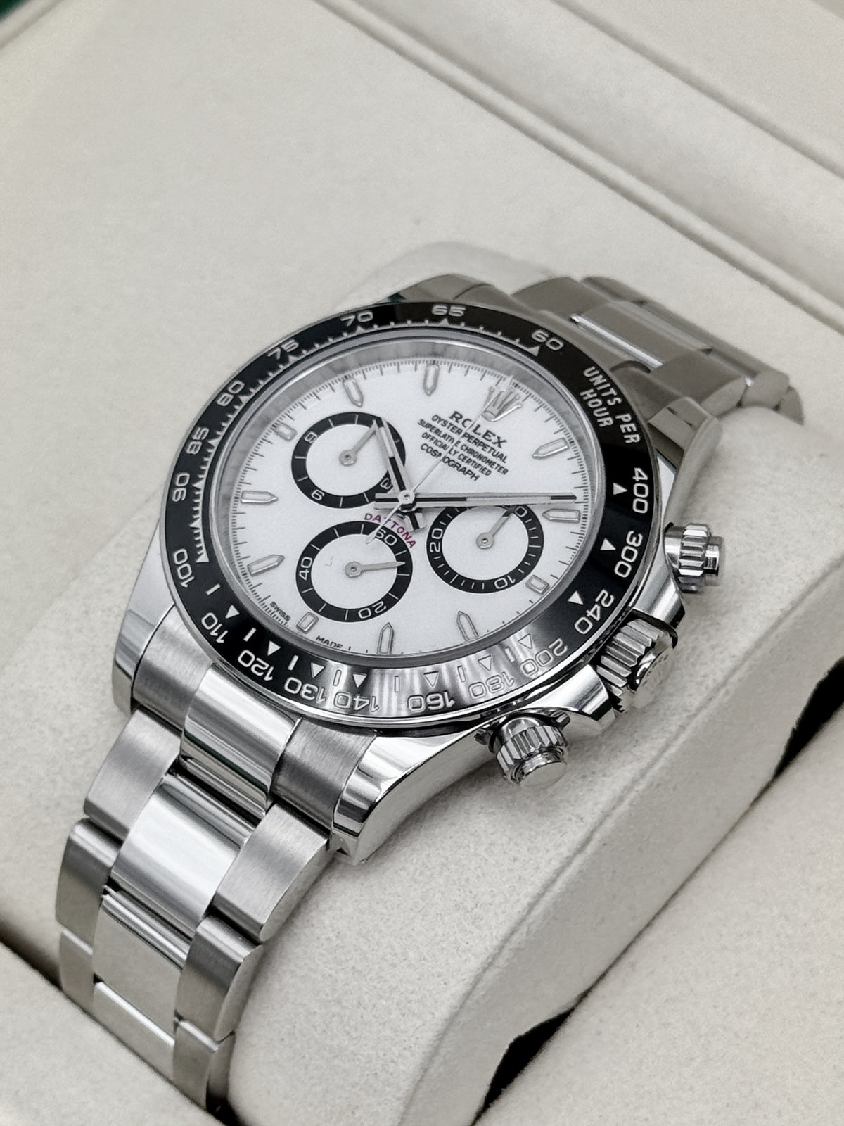 NEW 2026 Rolex Daytona 40mm 126500LN Stainless Steel Panda Dial (STICKERED)
