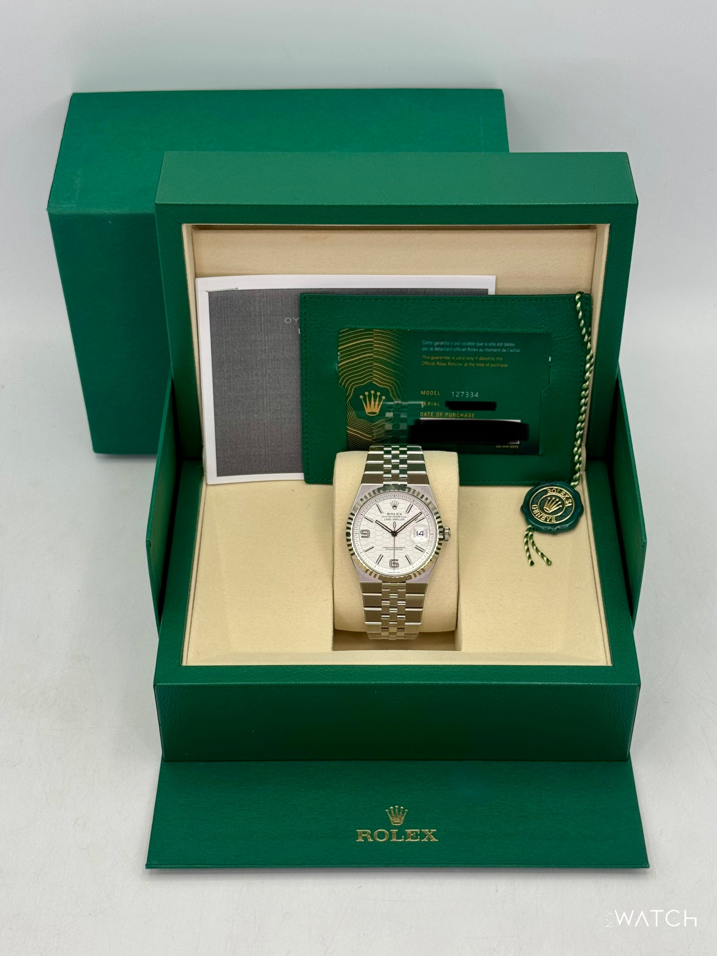 NEW 2026 Rolex Land-Dweller 40mm 127334 Stainless Steel Jubilee White Dial - MyWatchLLC