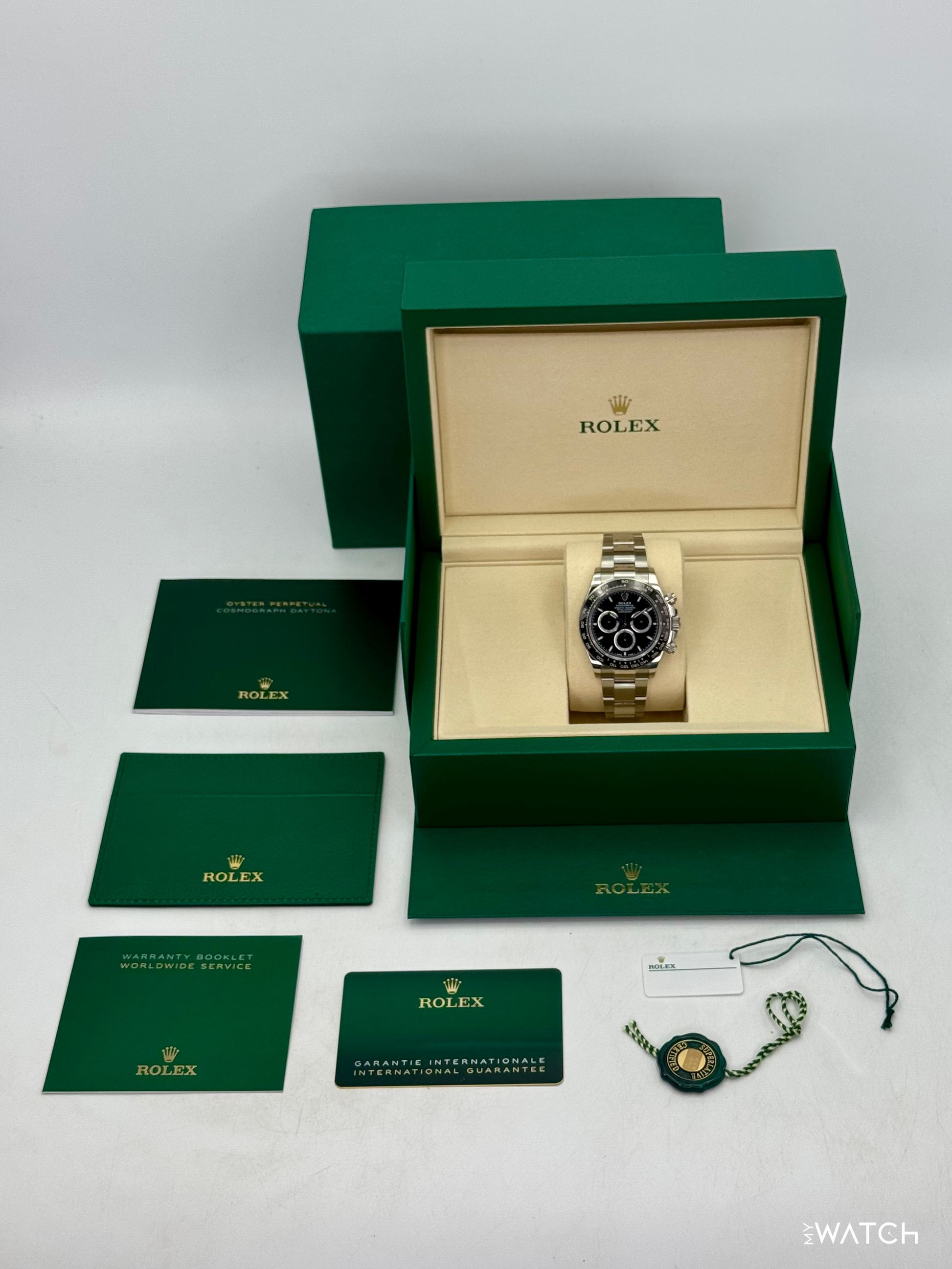 2025 Rolex Daytona 40mm 126500LN Stainless Steel Black Dial - MyWatchLLC