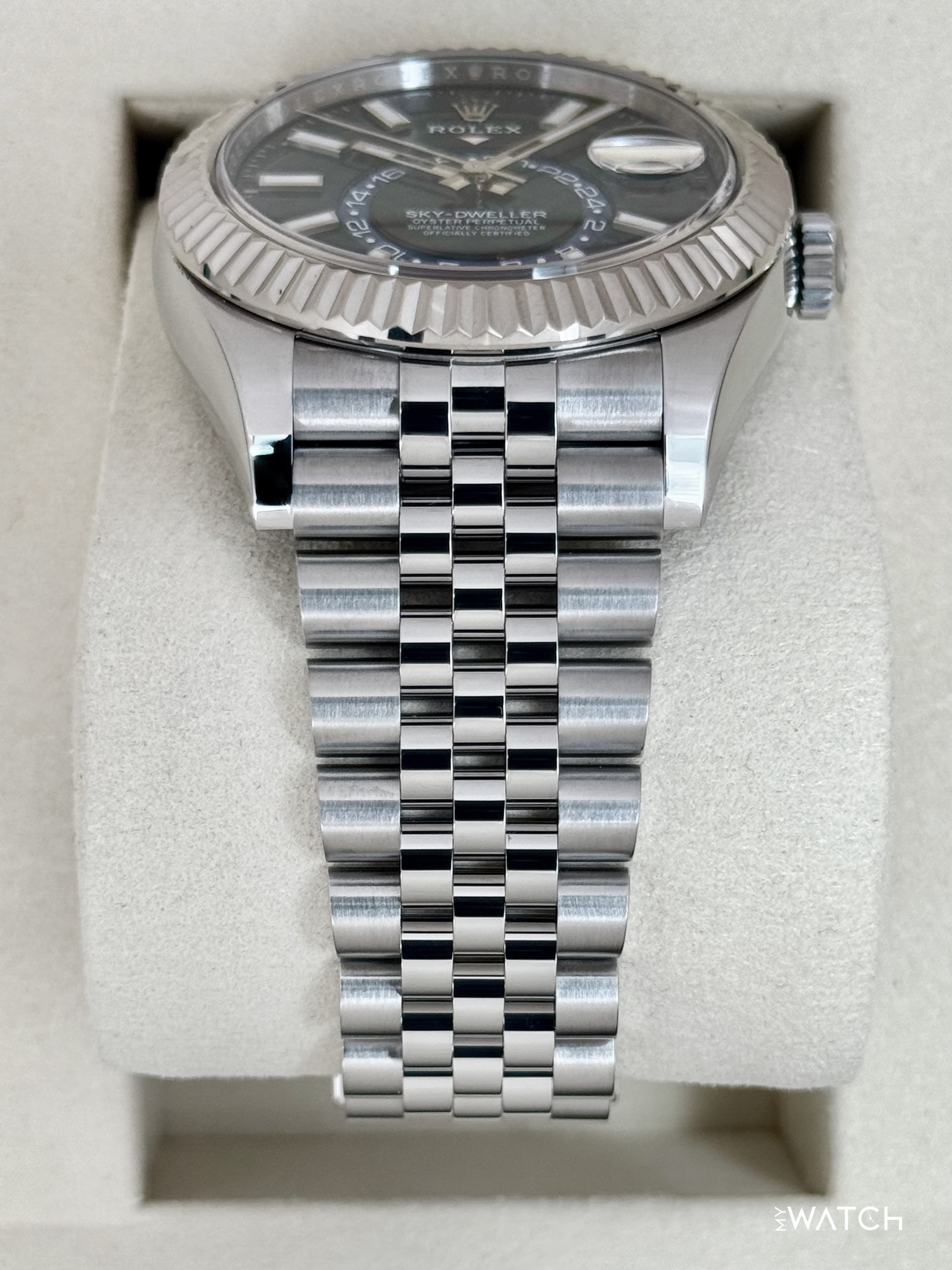 2025 Rolex Sky-Dweller 42mm 336934 Jubilee Blue Dial - MyWatchLLC