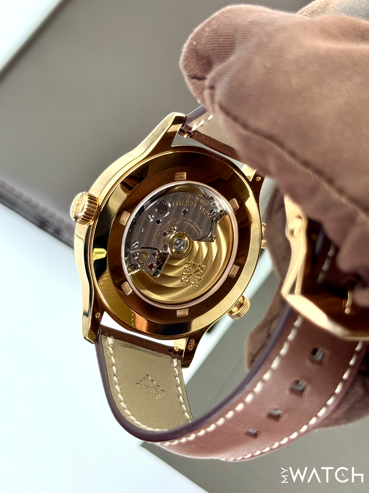 2021 Patek Philippe Calatrava Pilot Time Travel 42mm 5524R Rose Gold Brown Dial