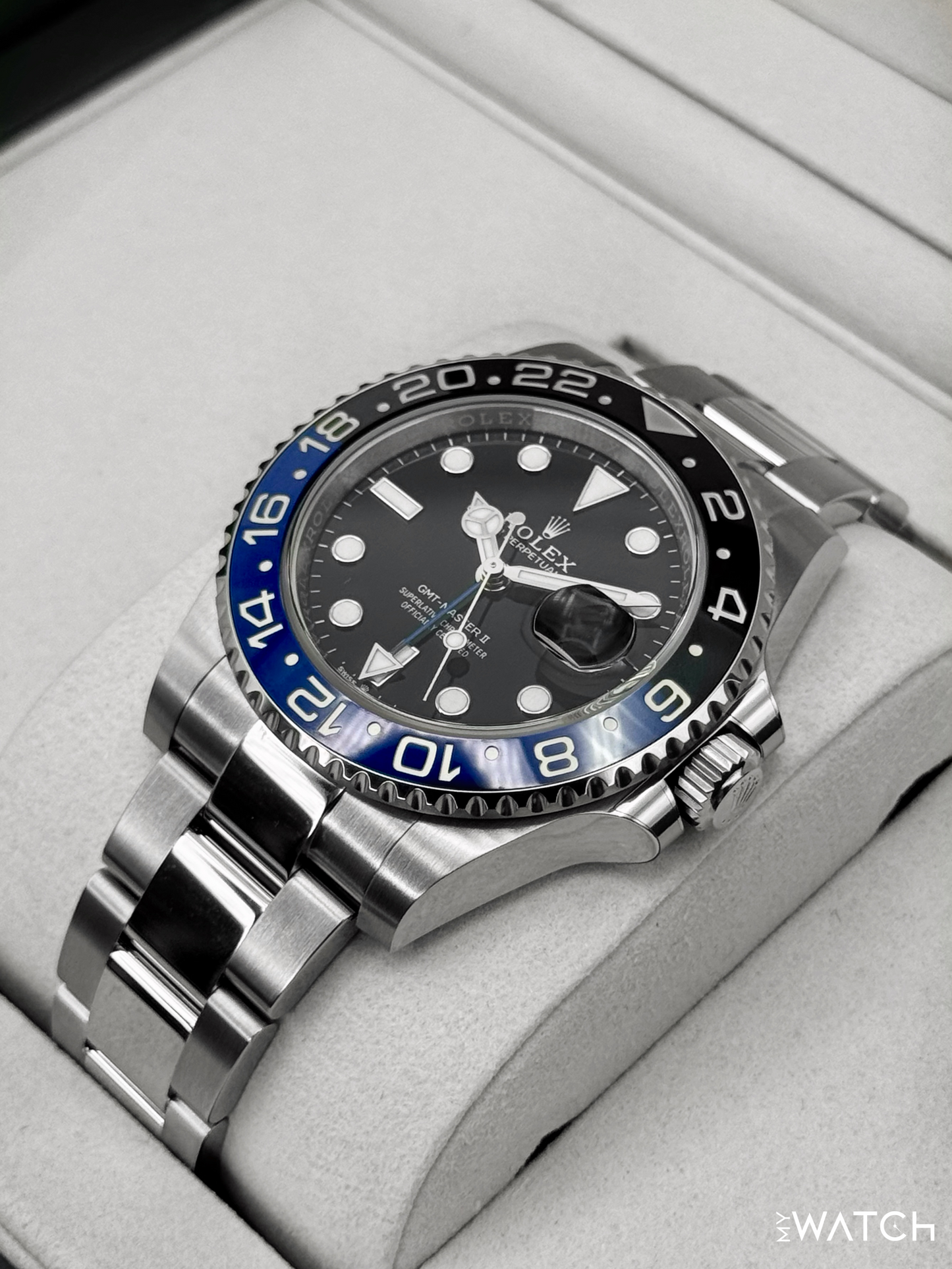 NEW 2026 Rolex GMT-Master II "Batman" 40mm 126710BLNR Oyster - MyWatchLLC