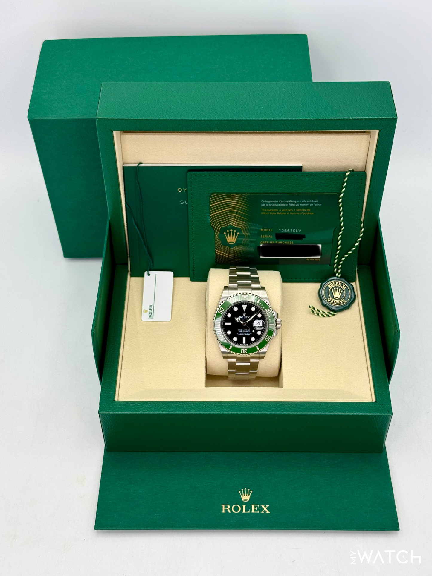 NEW 2026 Rolex Submariner "Starbucks" 41mm 126610LV Black Dial (STICKERED) - MyWatchLLC