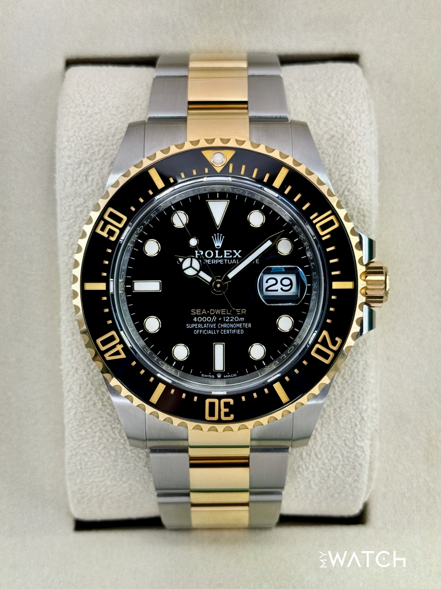 2025 Rolex Sea-Dweller 43mm 126603 Two-Tone Black Dial