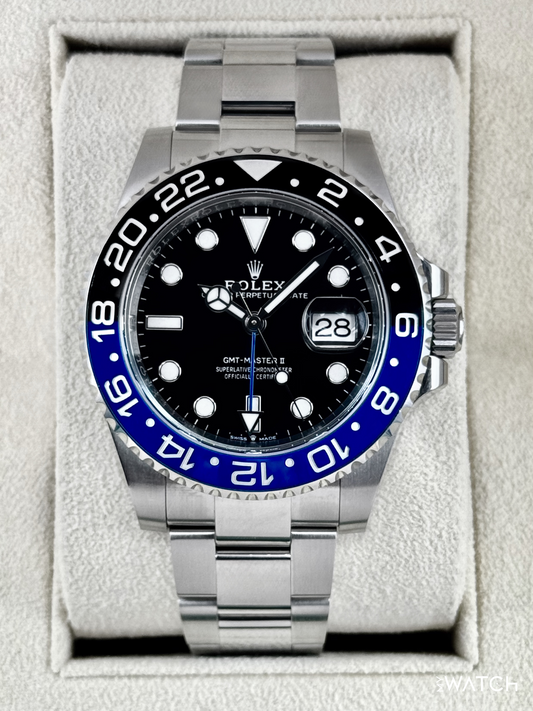 2024 Rolex GMT-Master II "Batman" 40mm 126710BLNR Oyster - MyWatchLLC
