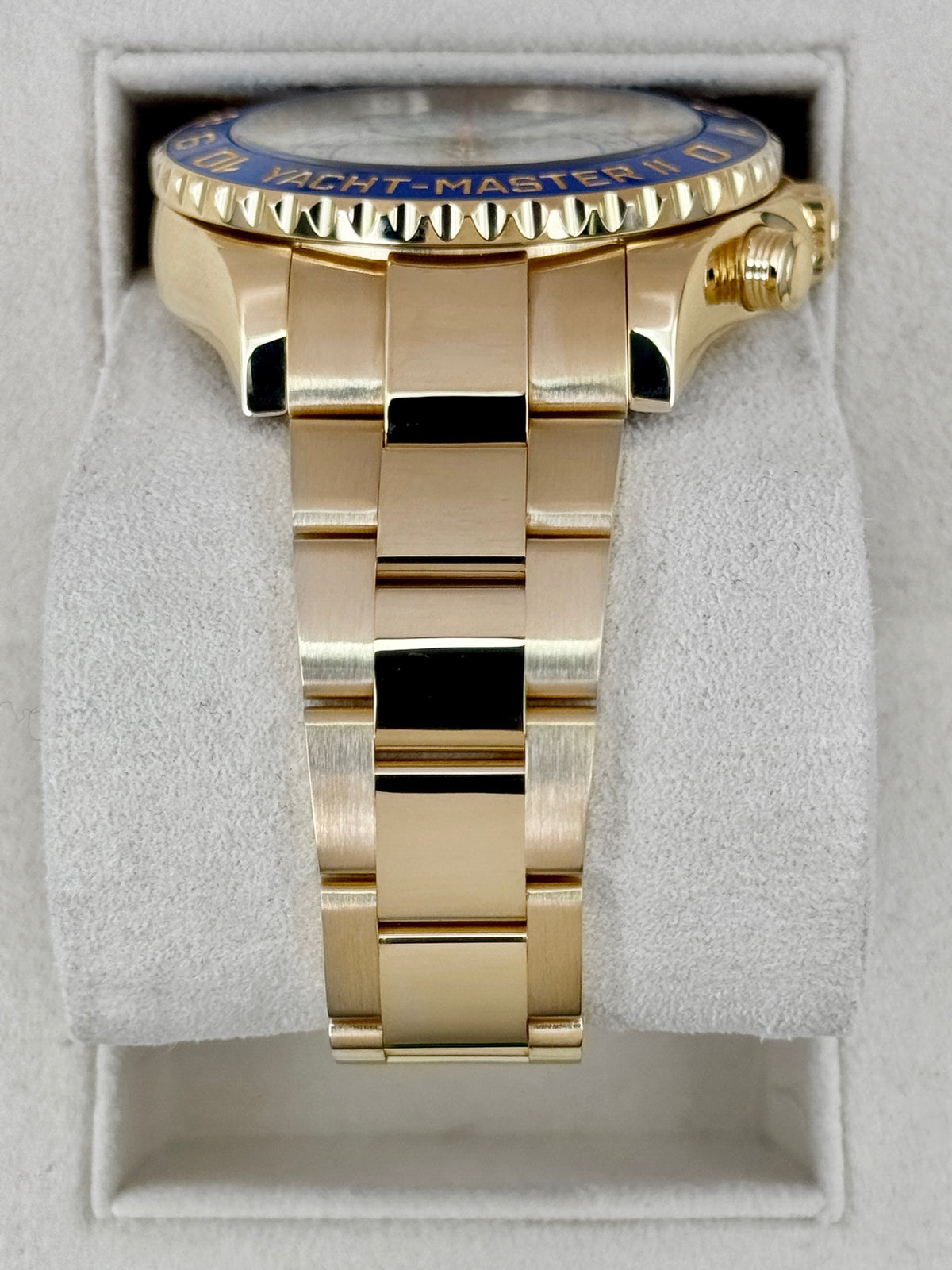 2017 Rolex Yacht-Master II 44mm 116688 18K Yellow Gold White Dial (Rolex Warranty)
