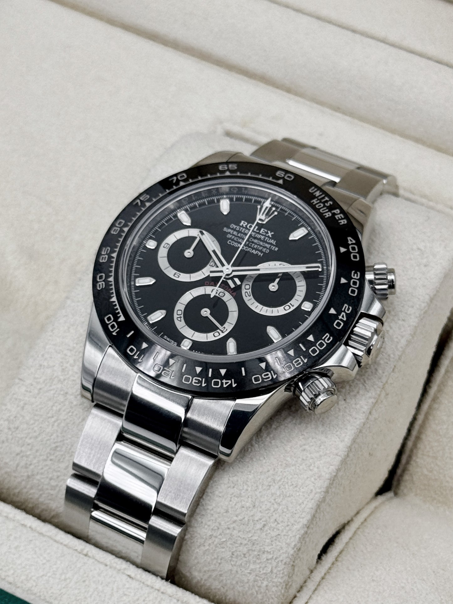 2024 Rolex Daytona 40mm 116500LN Stainless Steel Black Dial