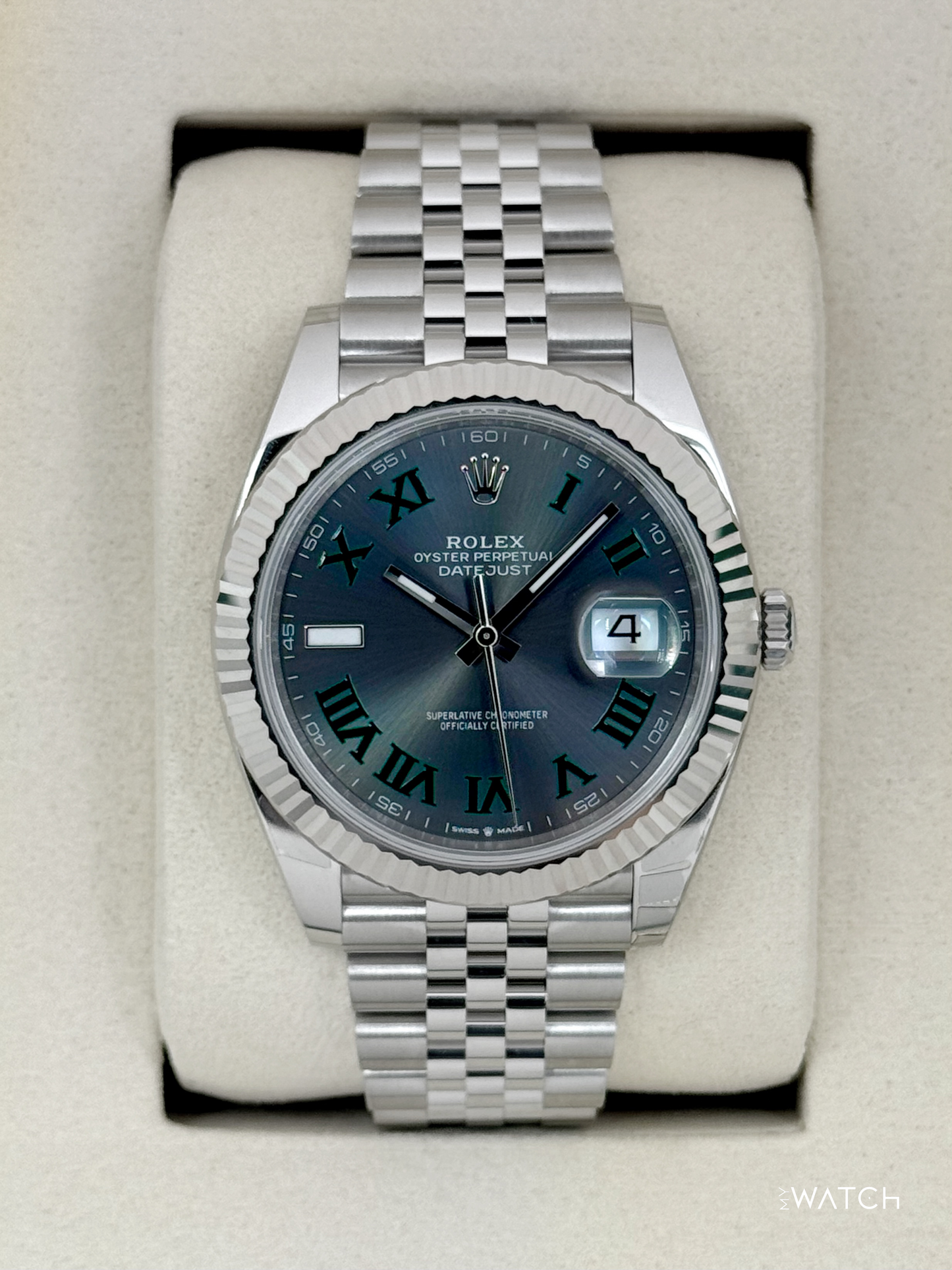NEW 2025 Rolex Datejust 41mm 126334 Jubilee Wimbledon Dial (STICKERED)