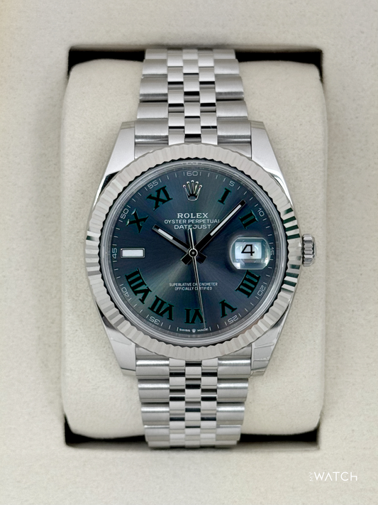 NEW 2025 Rolex Datejust 41mm 126334 Jubilee Wimbledon Dial (STICKERED)